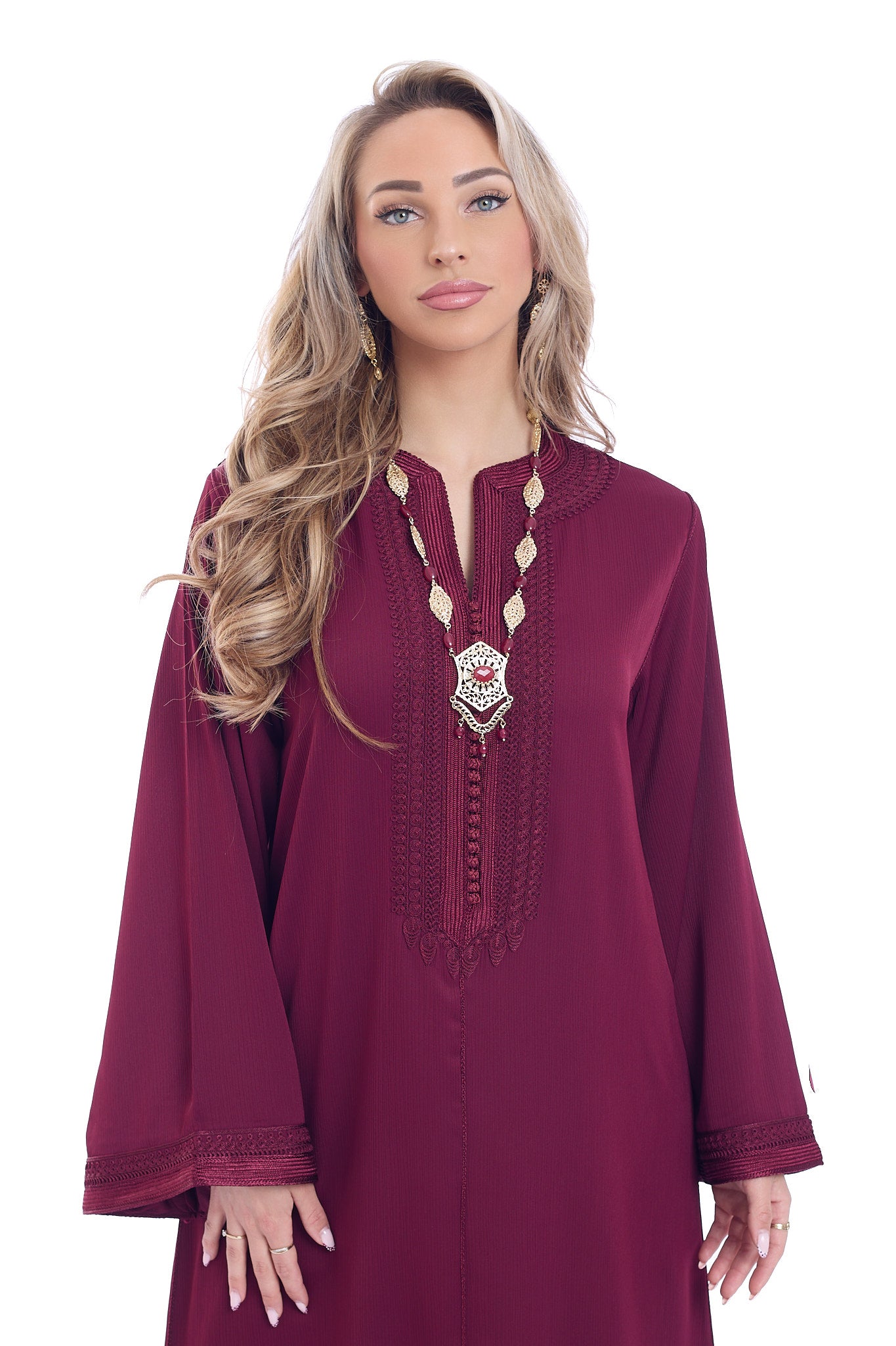 Caftan Sophie Pomegrante