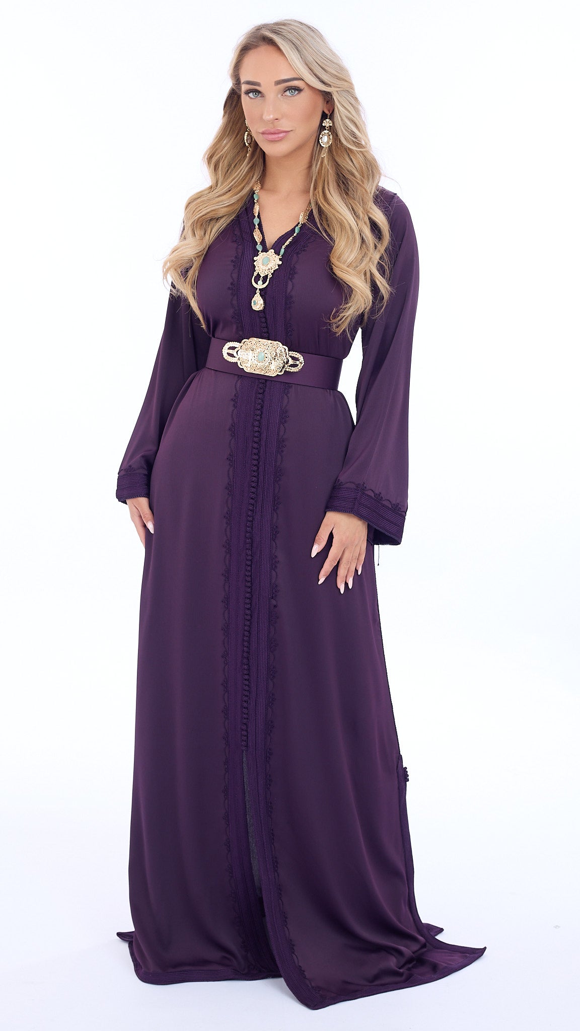 Caftan Riham Violet