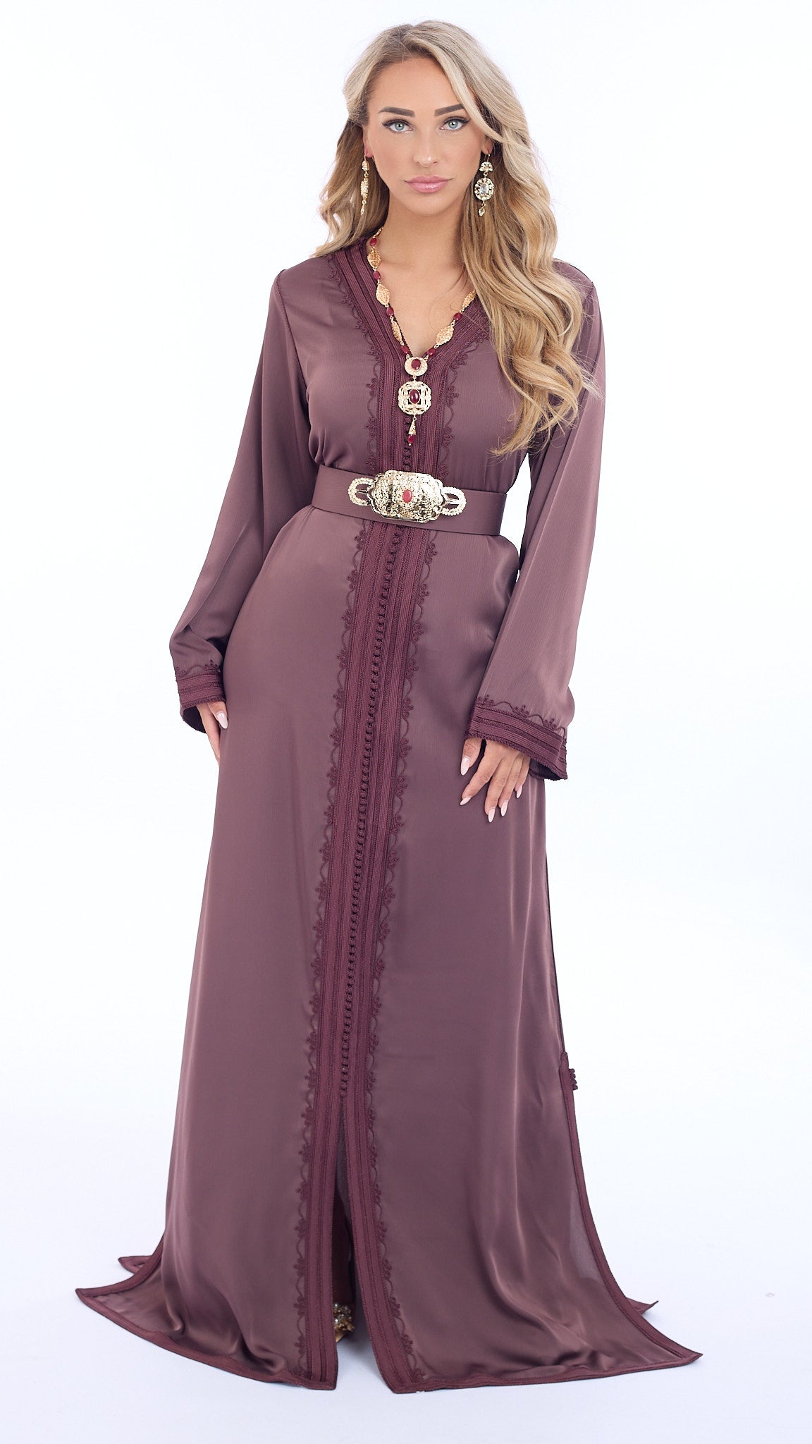 Caftan Riham Rebecca Purple