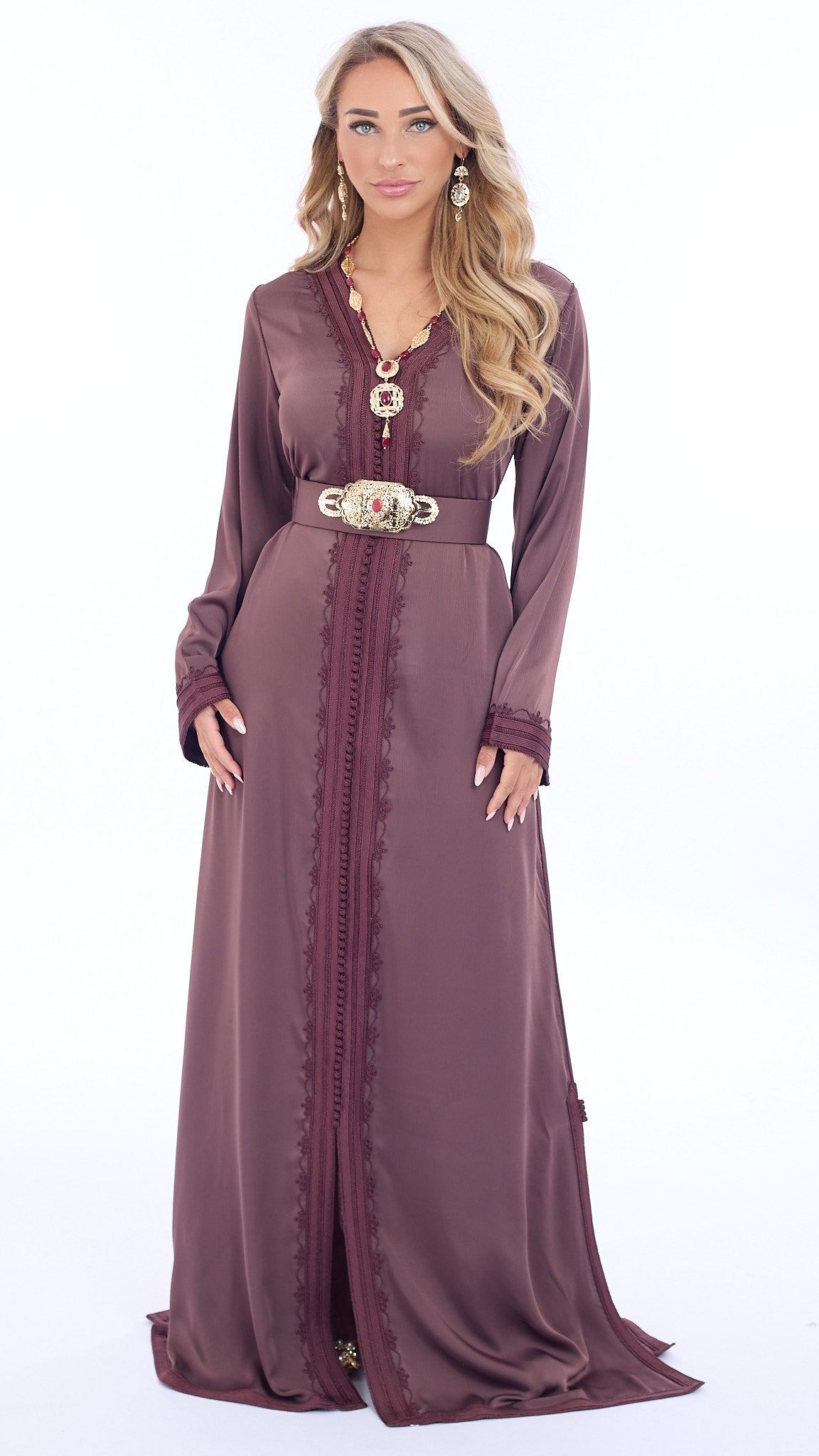Caftan Riham Rebecca Purple