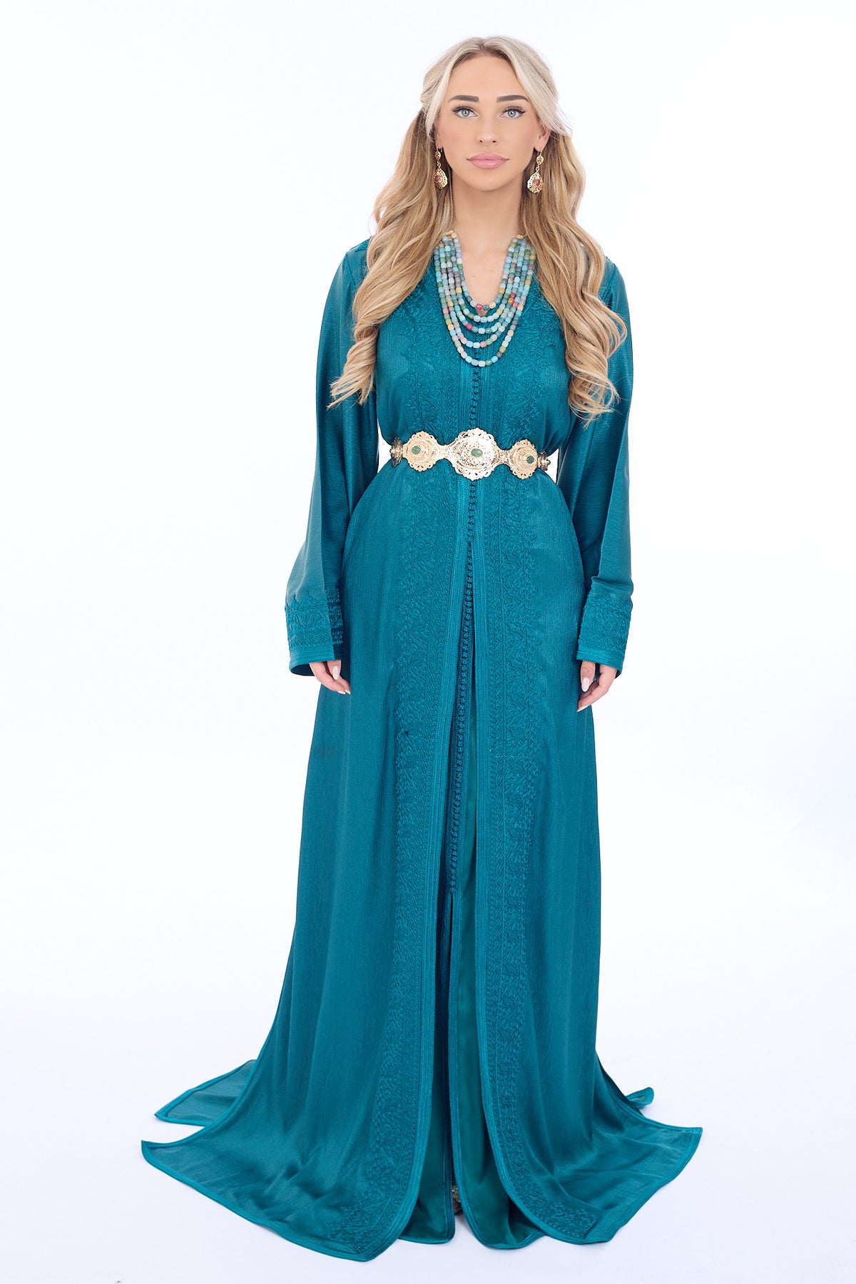 Caftan Shurooq Blue Petrol