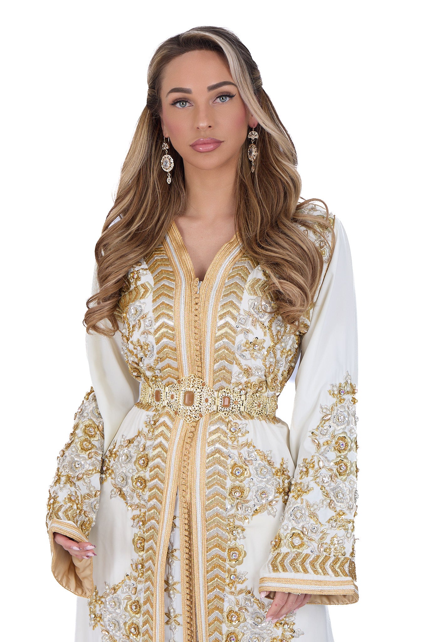 Caftan Nisa Brokenwhite