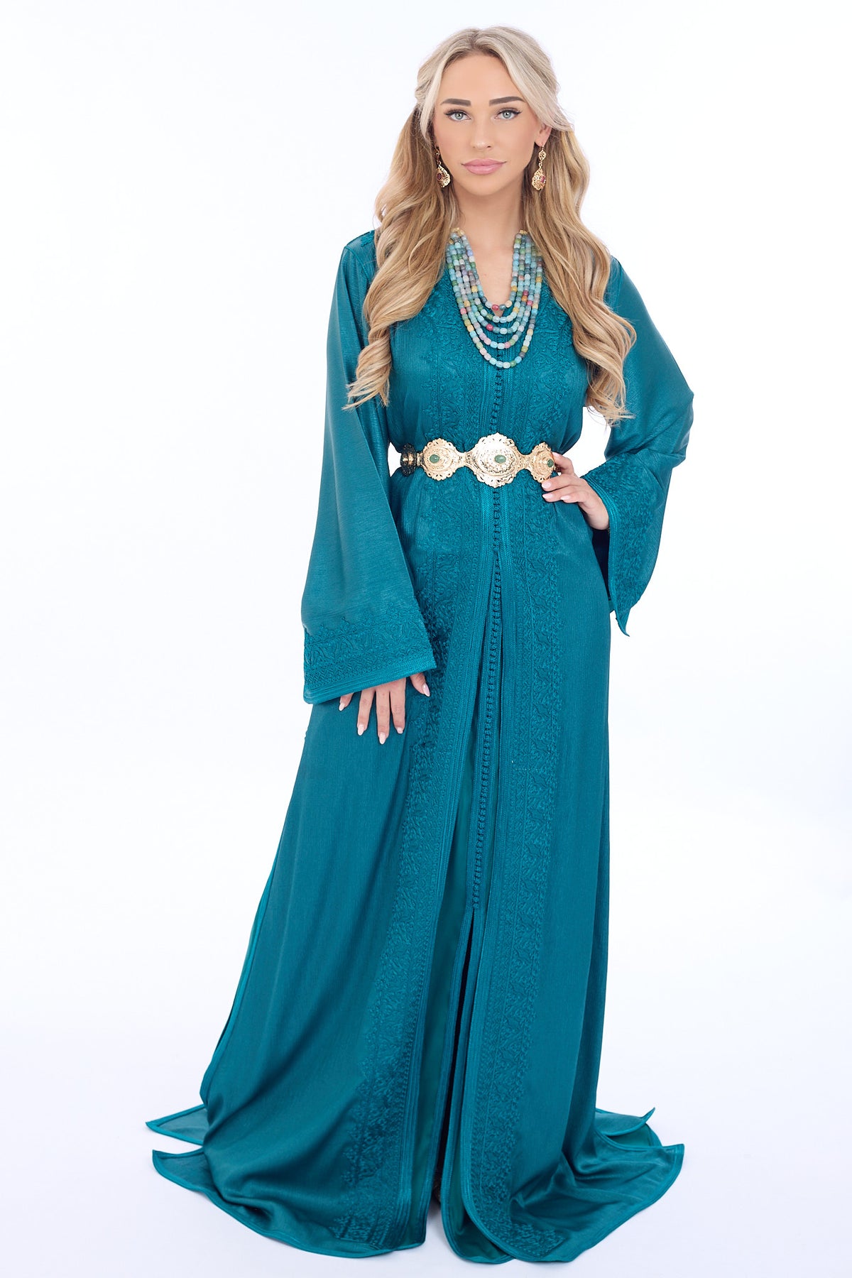 Caftan Shurooq Blue Petrol