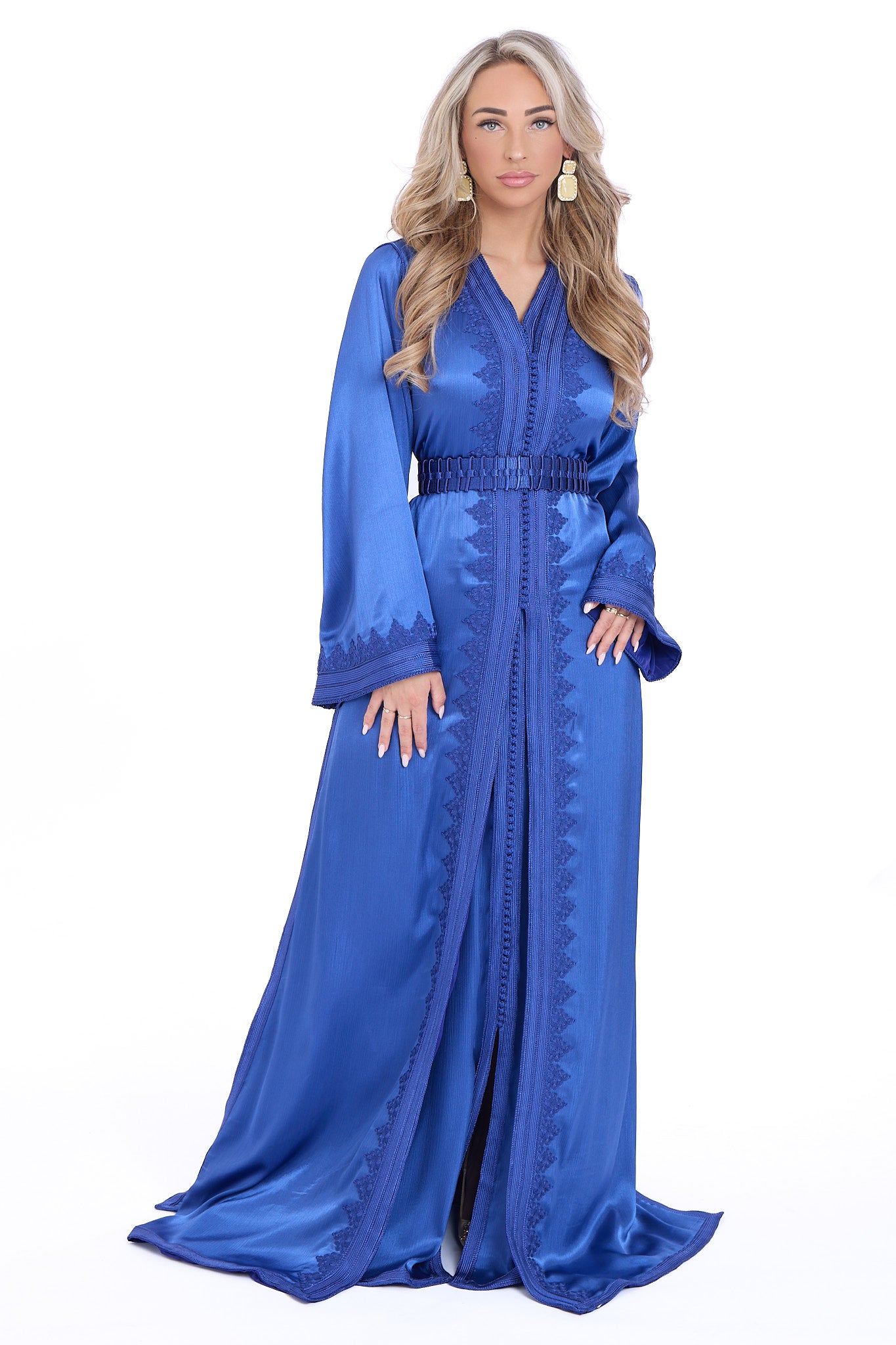 Caftan Mervat Oxfordblue