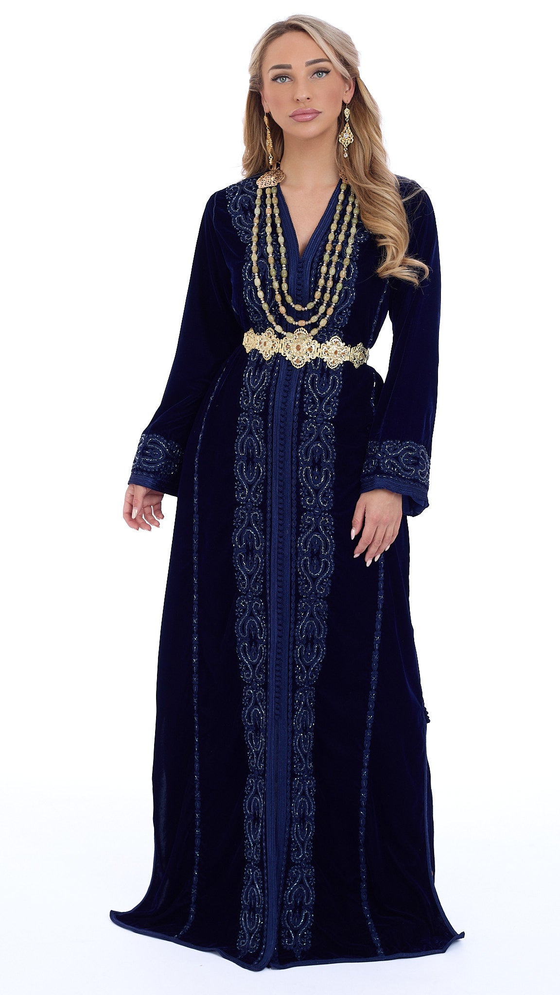Caftan Dalia Marineblue