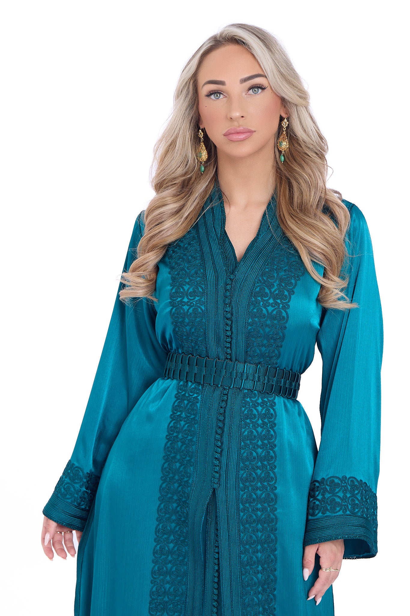 Caftan Layan Blue Petrol