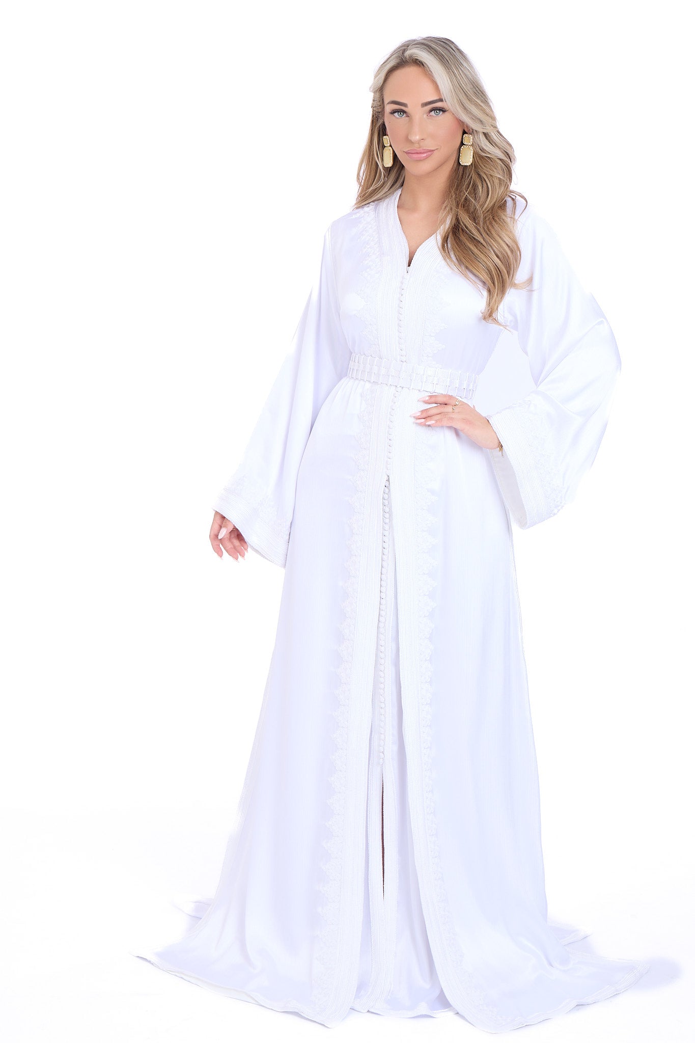 Caftan Mervat White