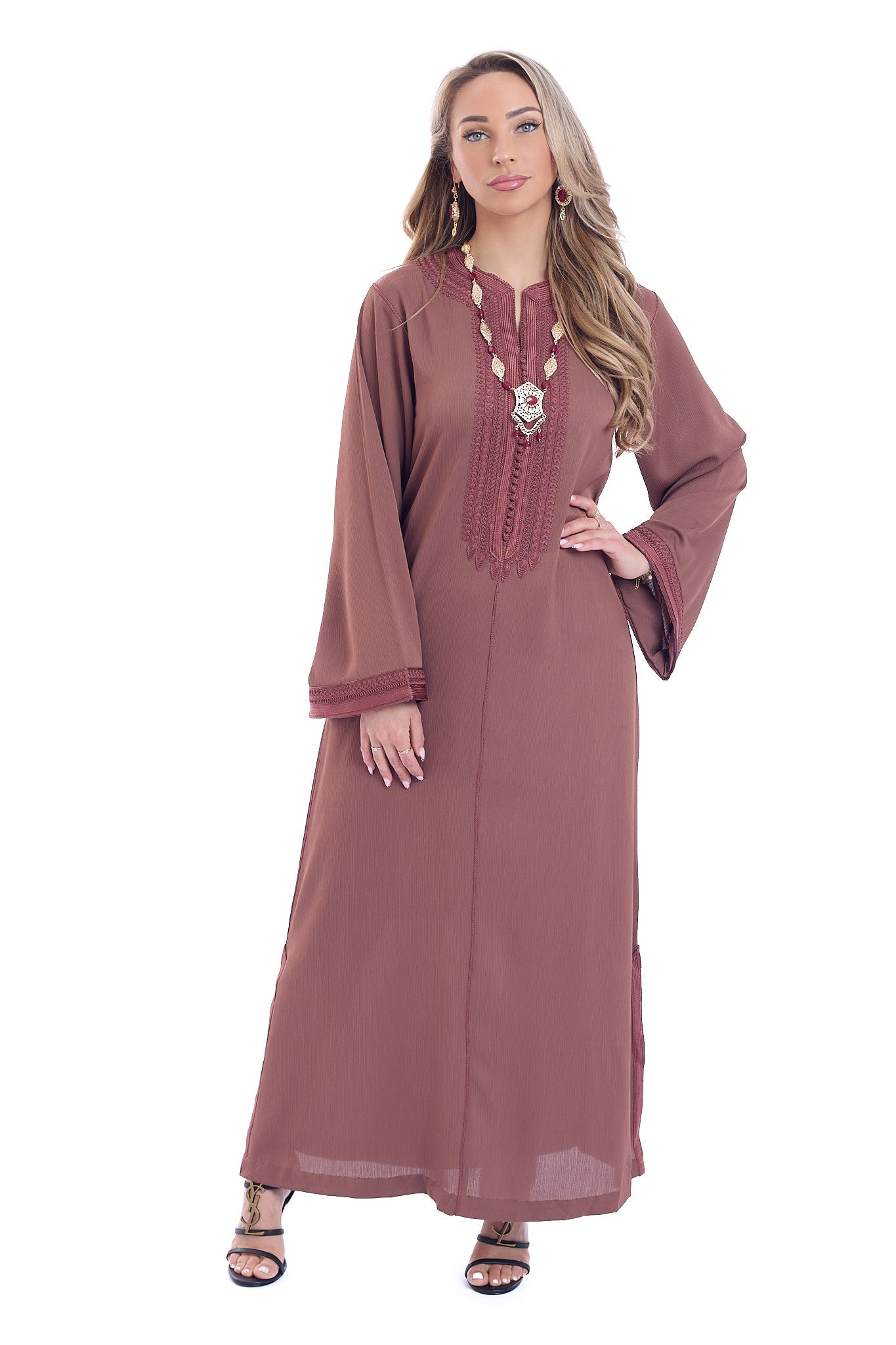 Caftan Sophie Paleviolet pink