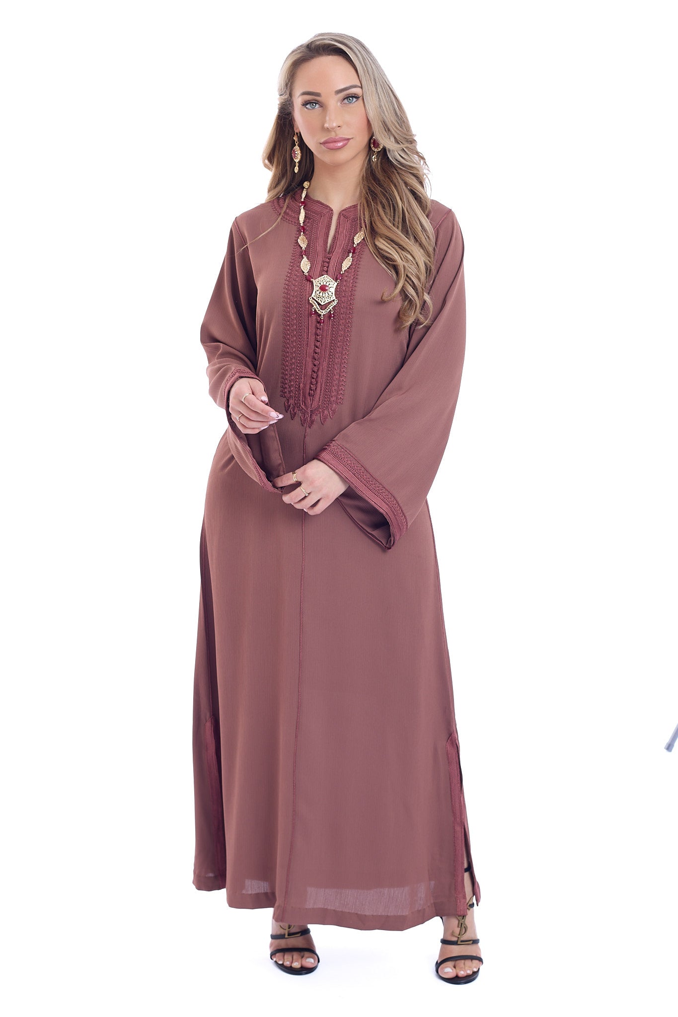 Caftan Sophie Paleviolet pink
