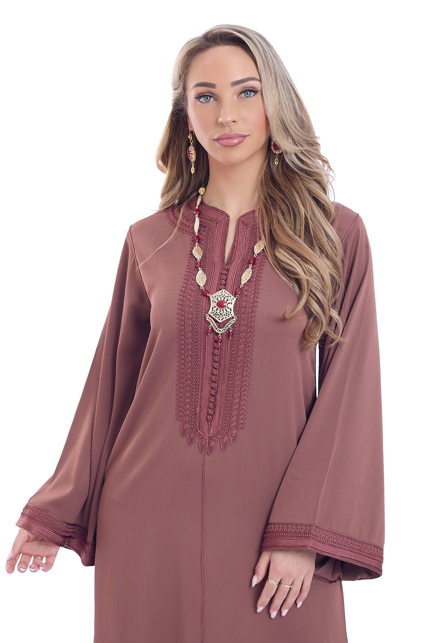 Caftan Sophie Paleviolet pink
