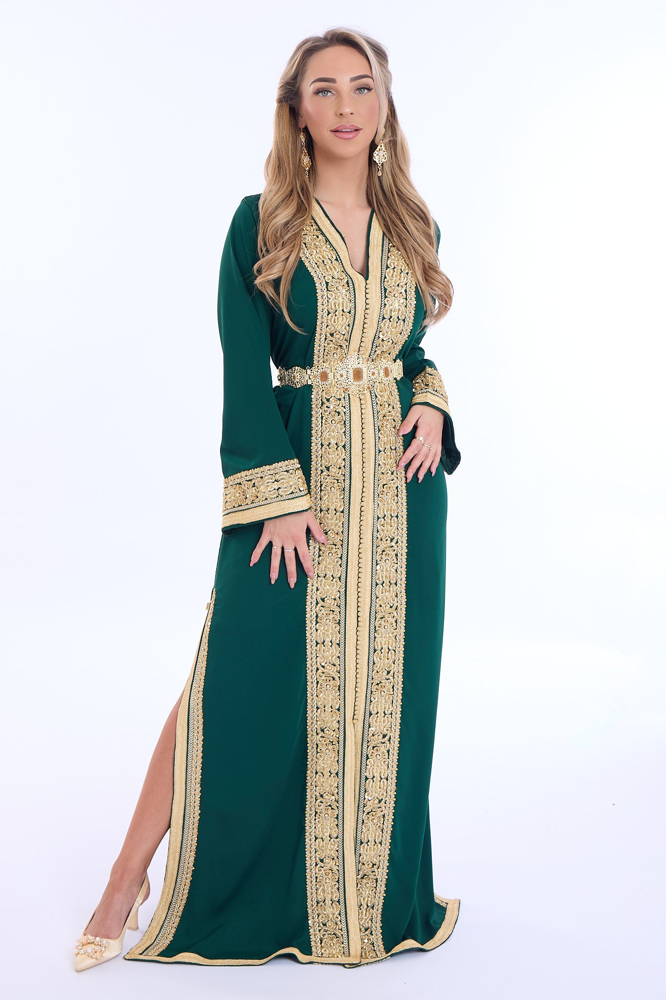 Caftan Lina Darkgreen