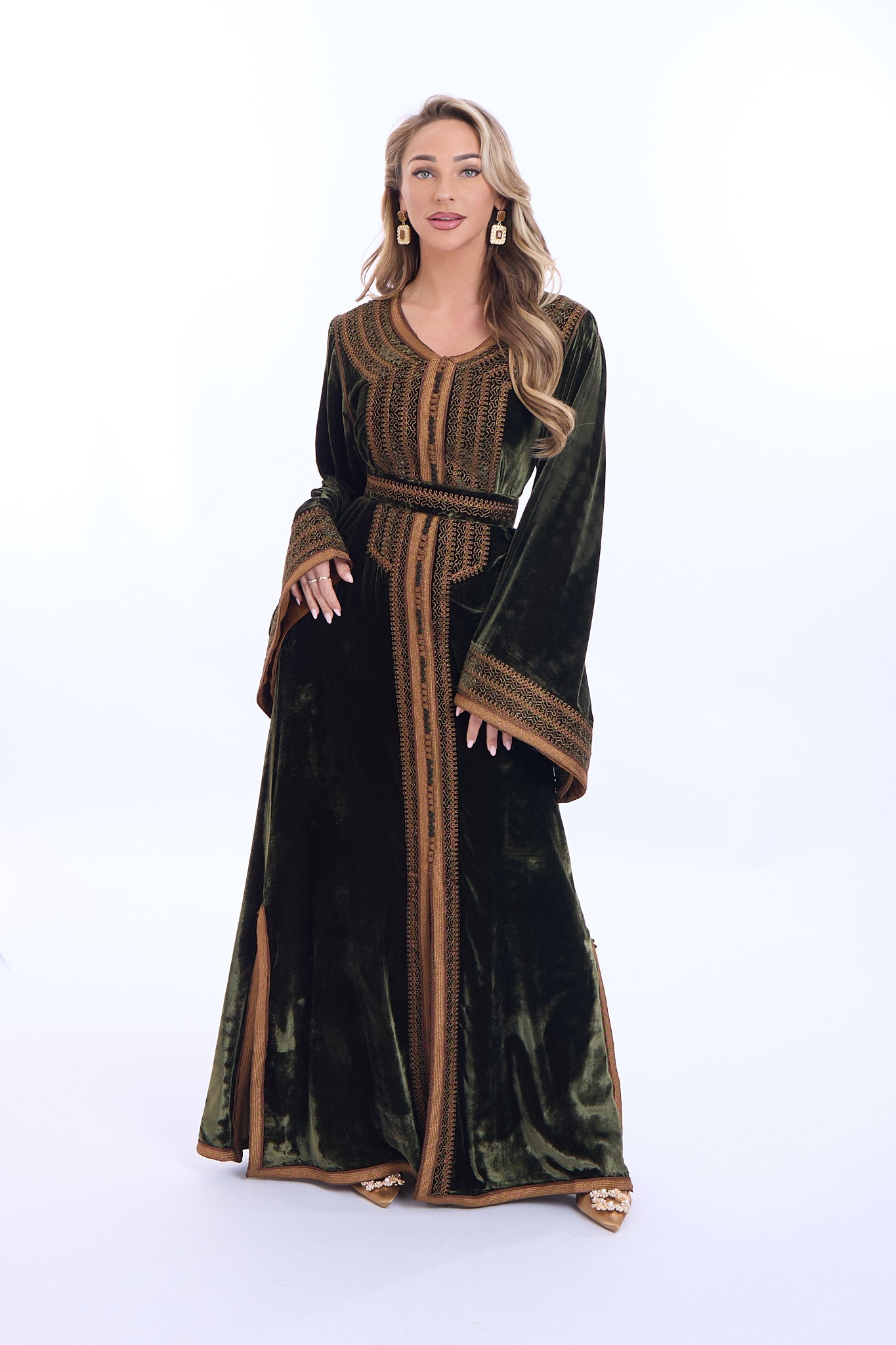 Caftan Huda Olivegreen