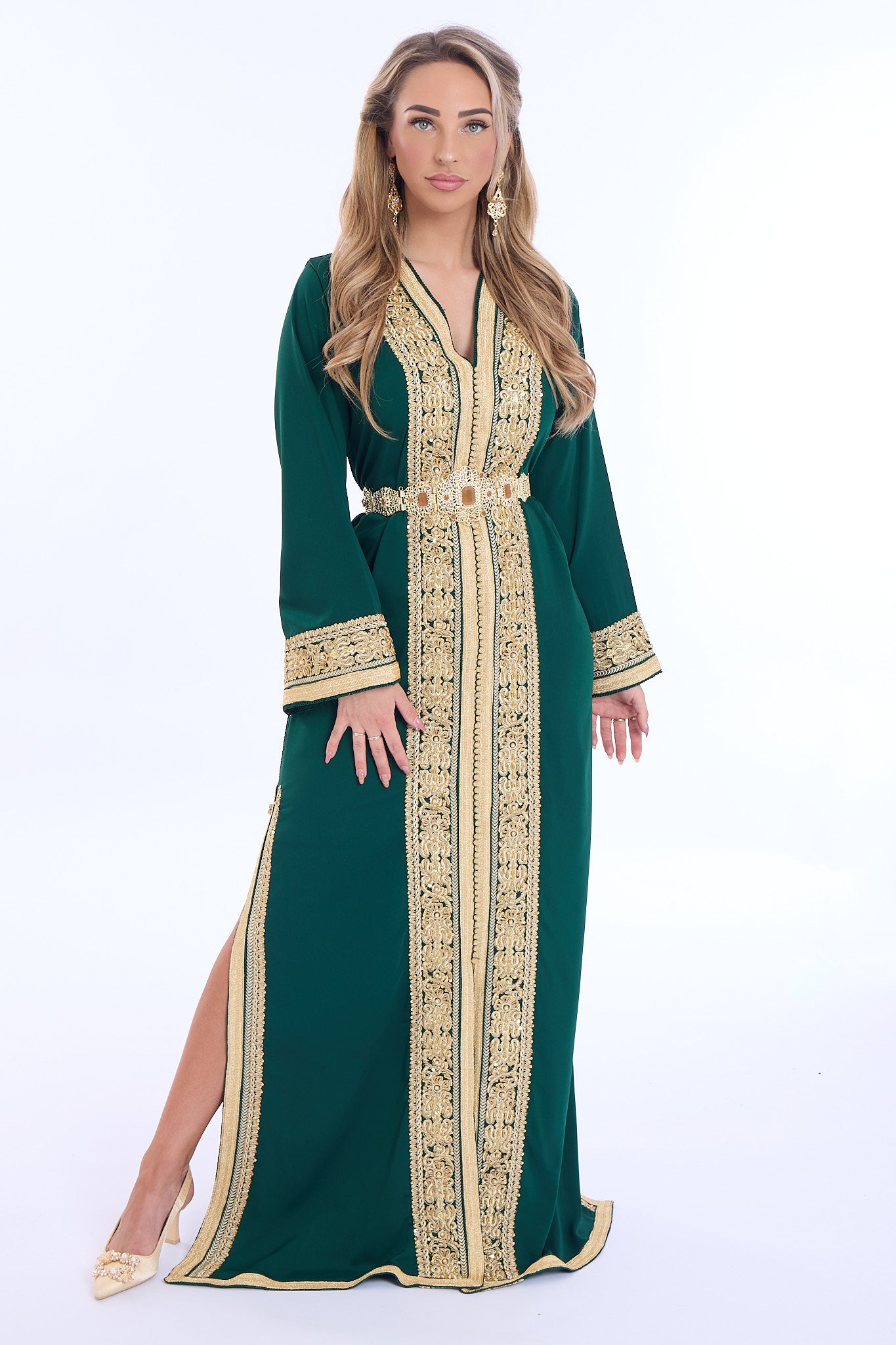 Caftan Lina Darkgreen