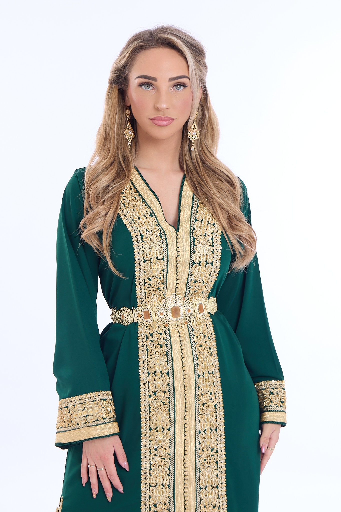 Caftan Lina Darkgreen
