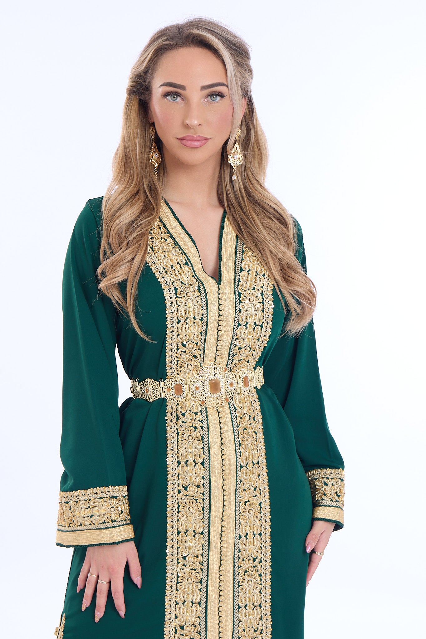 Caftan Lina Darkgreen
