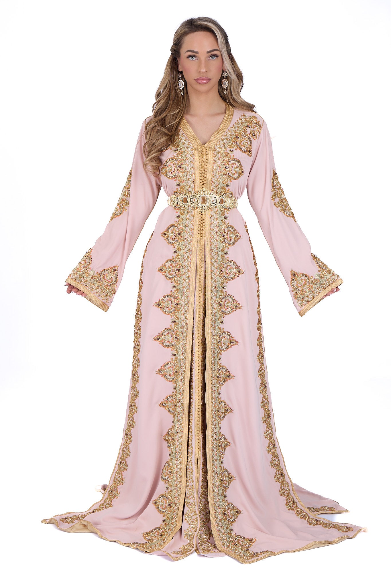 Caftan Zena Salmon