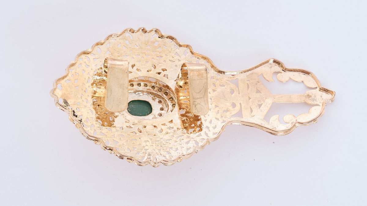 Belt Broch Nas Gold/Darkgreen