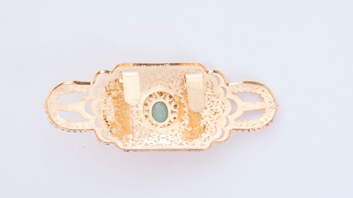 Belt Broch Jing Gold/Mintgreen