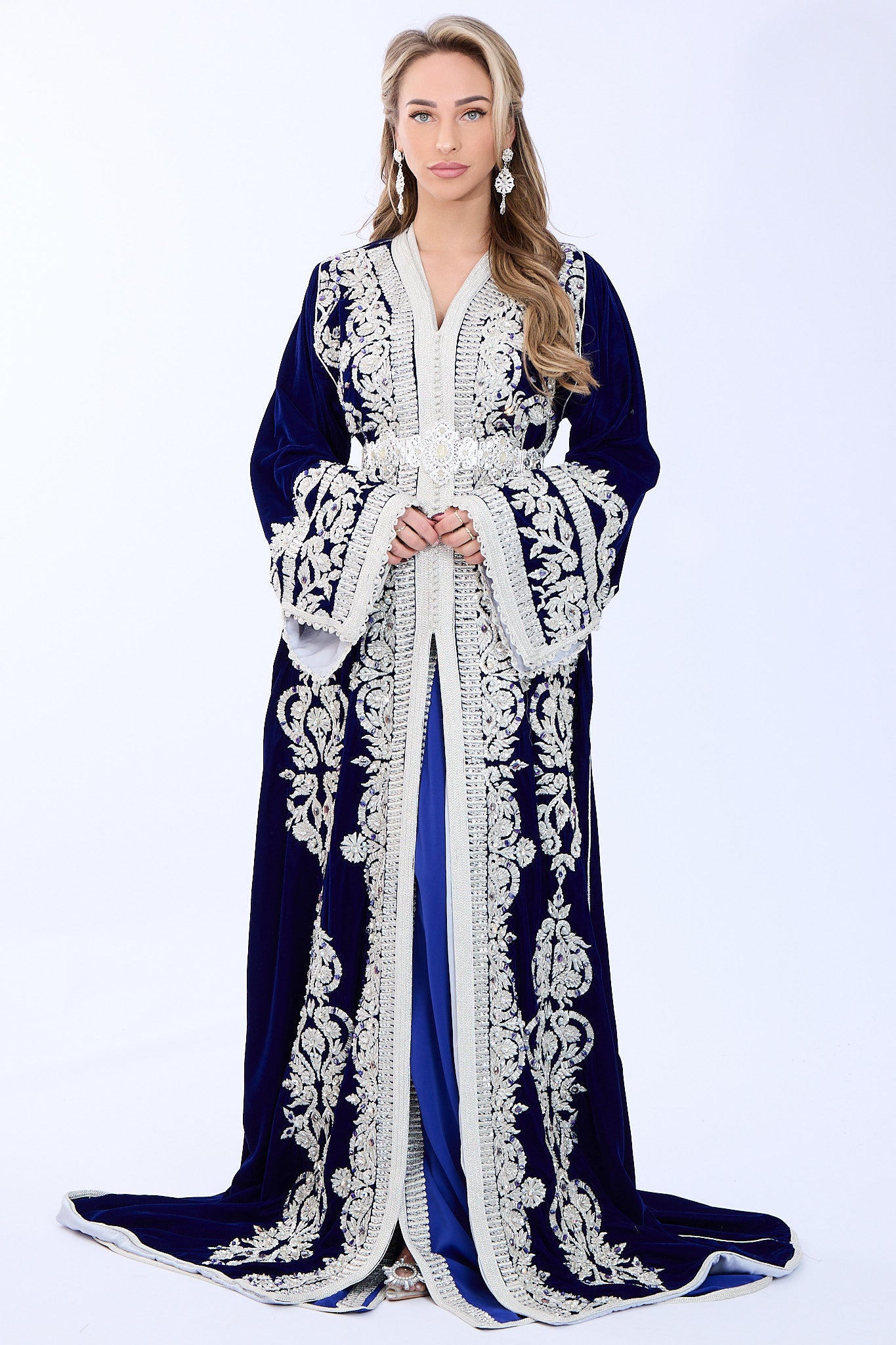 Exclusieve Caftan Haya Oxfordblue