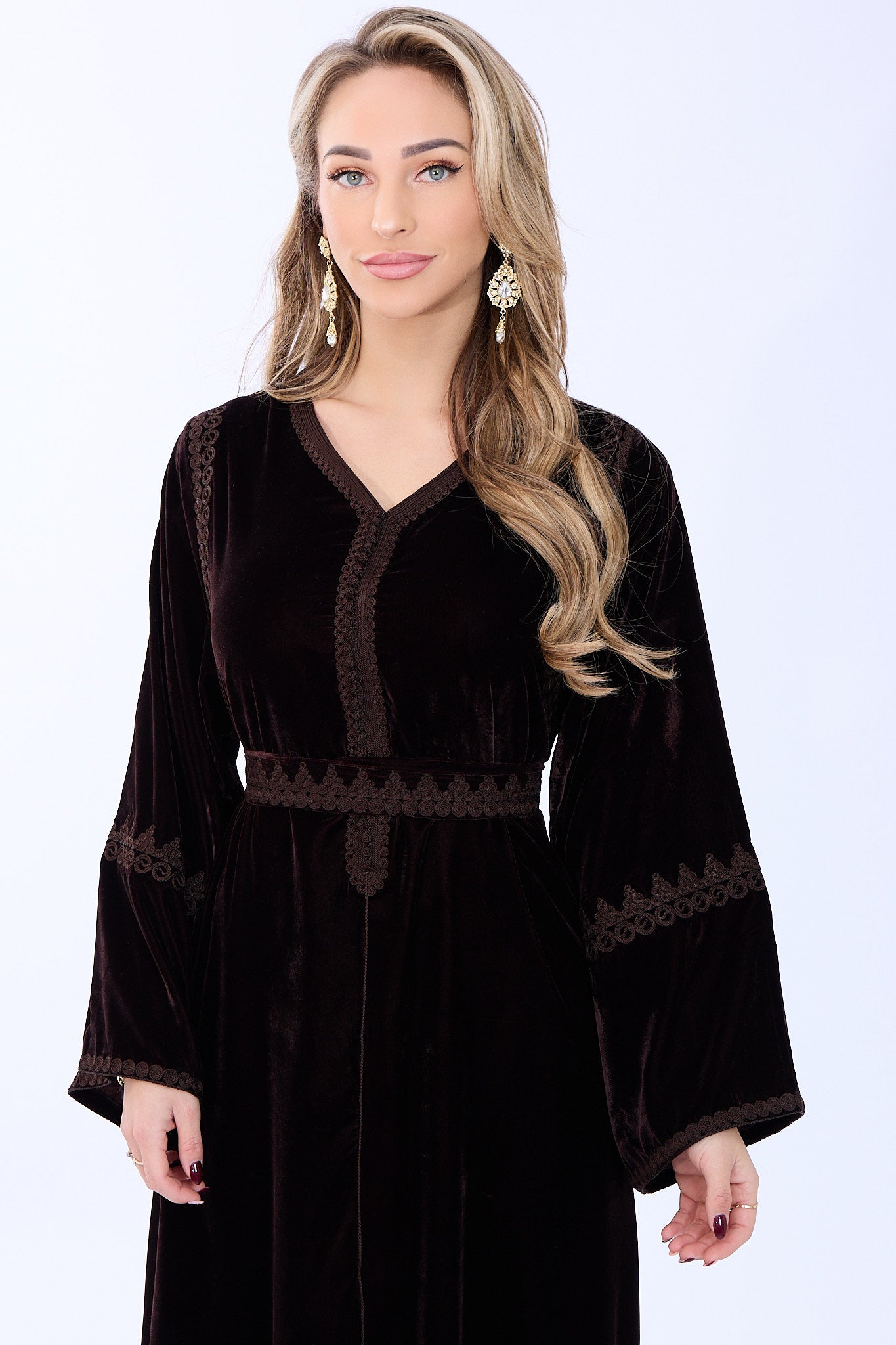 Caftan Majda Brown