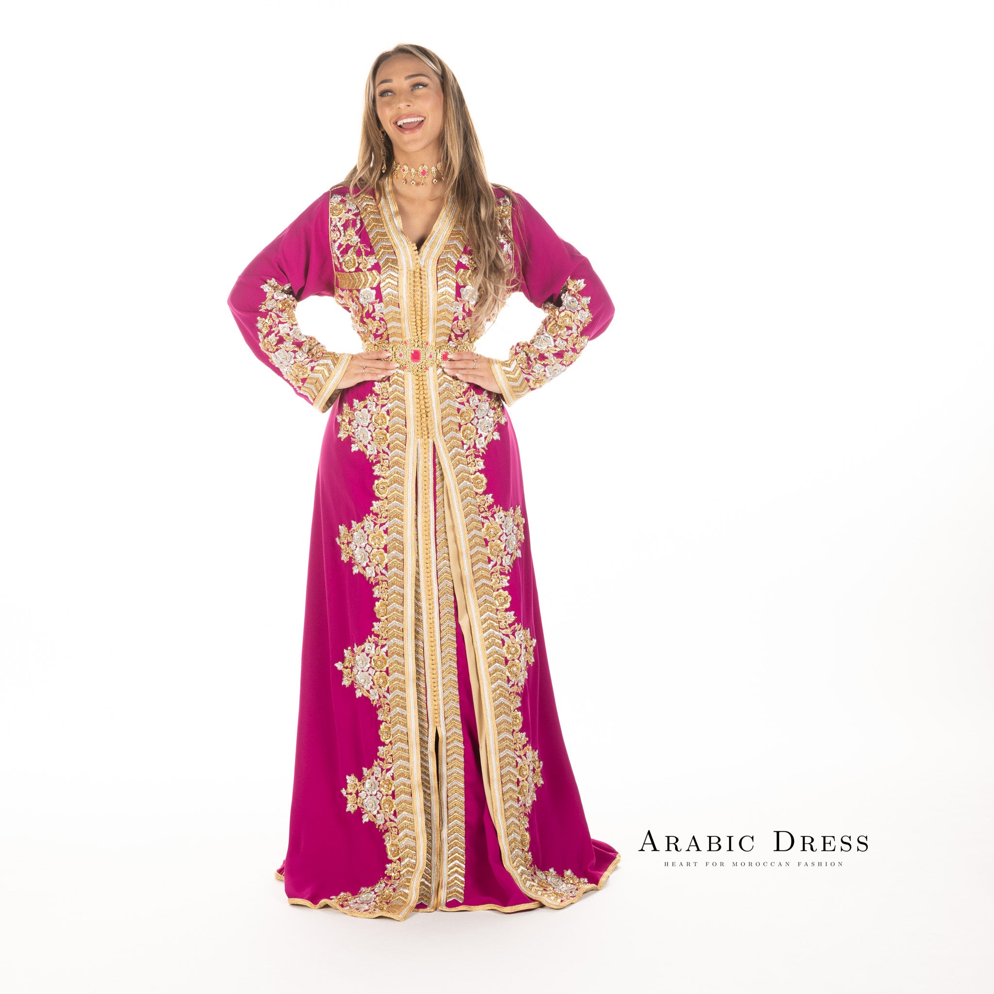 Caftan Nisa Magenta