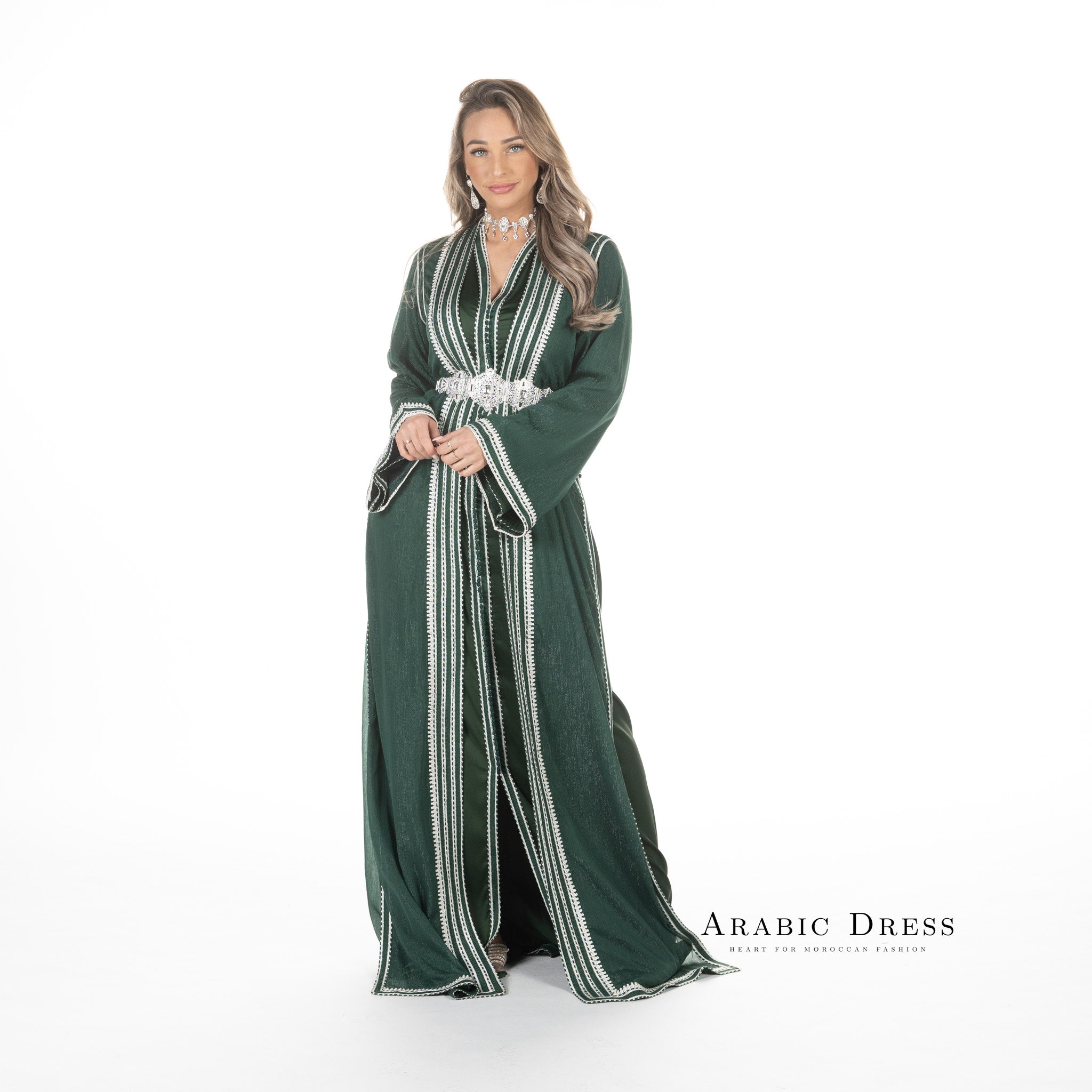 Caftan Hiba Darkgreen