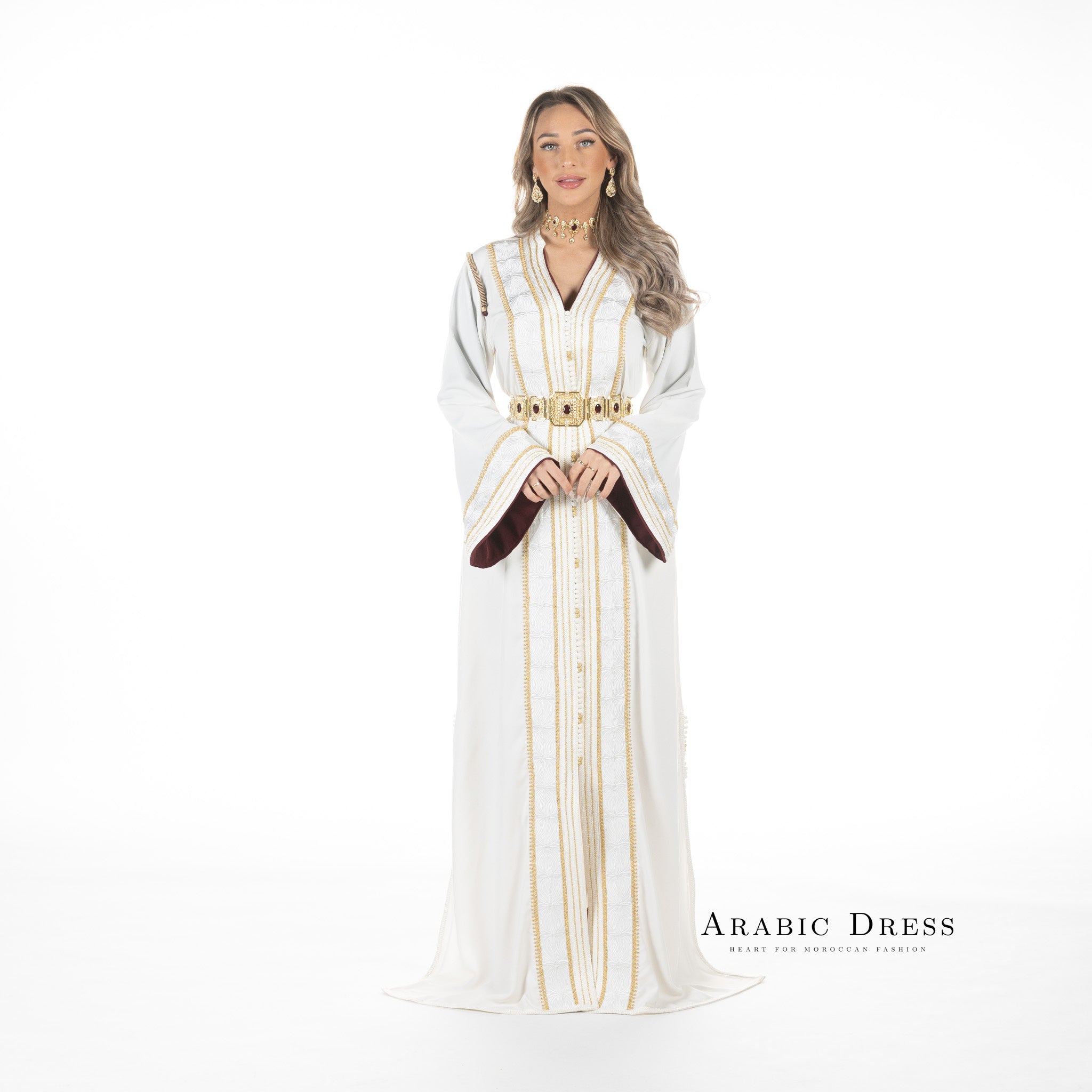 Caftan Camilia Brokenwhite