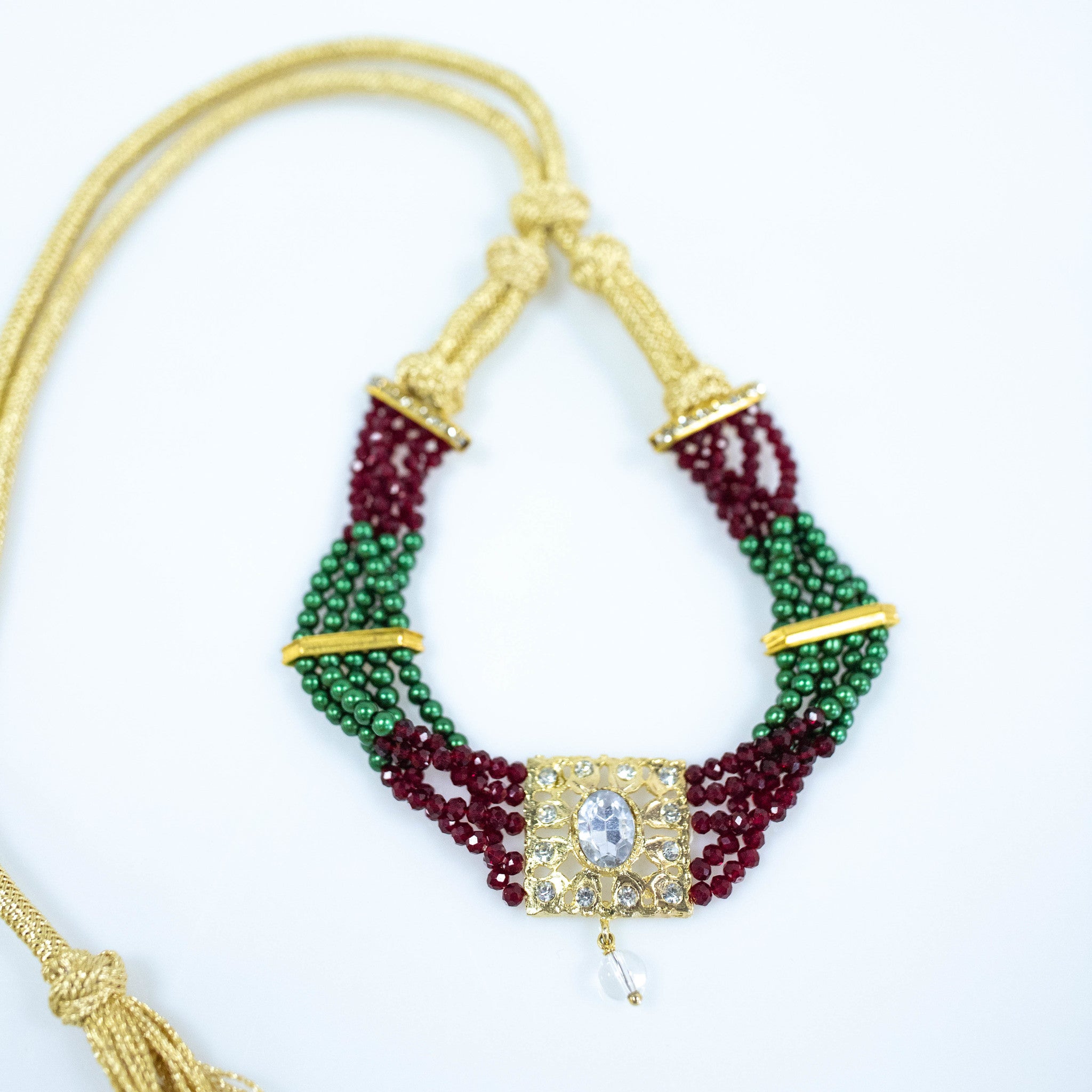 GREEN RED NECKLACE AMI