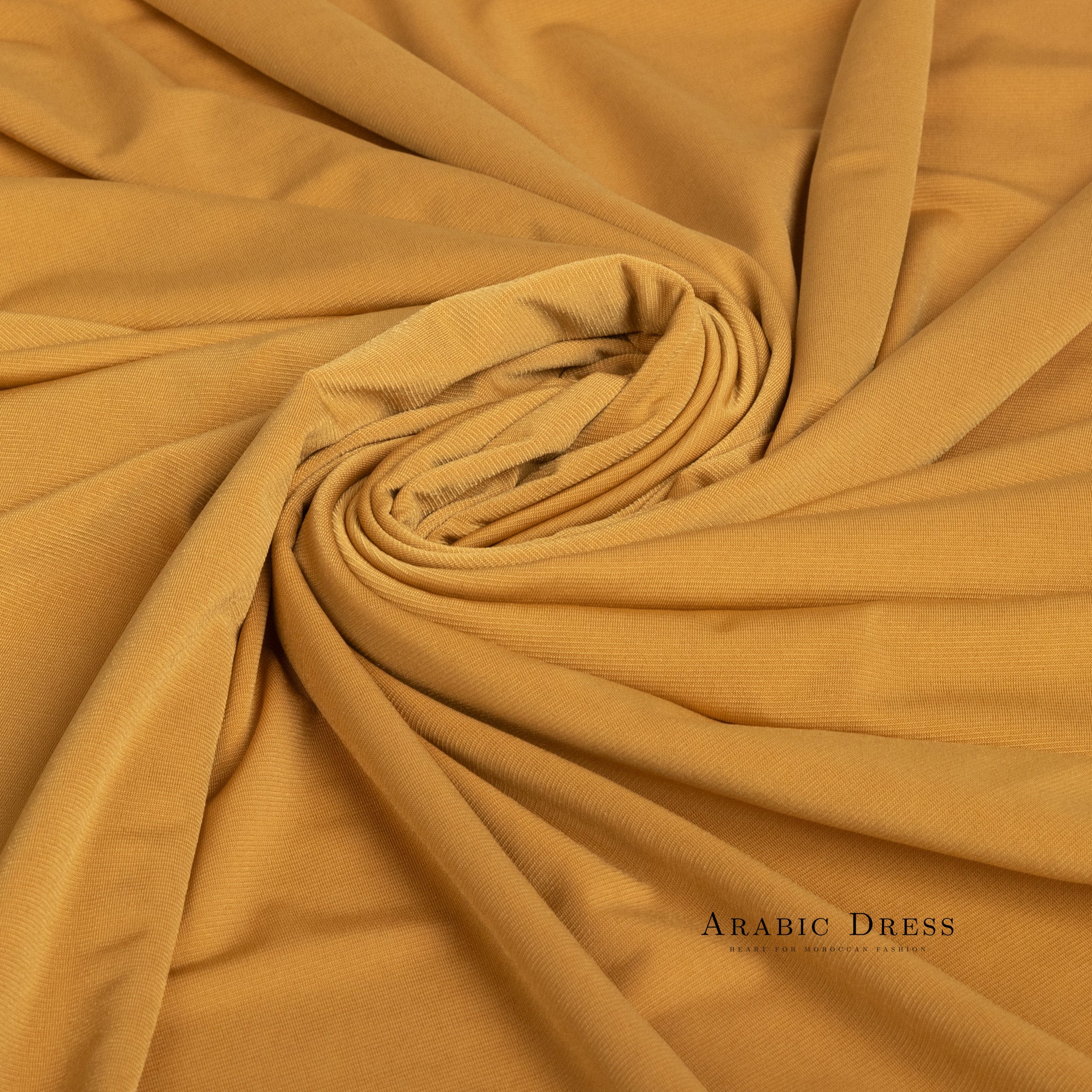 Premium Jersey Hijab Sia - Flaxen Yellow