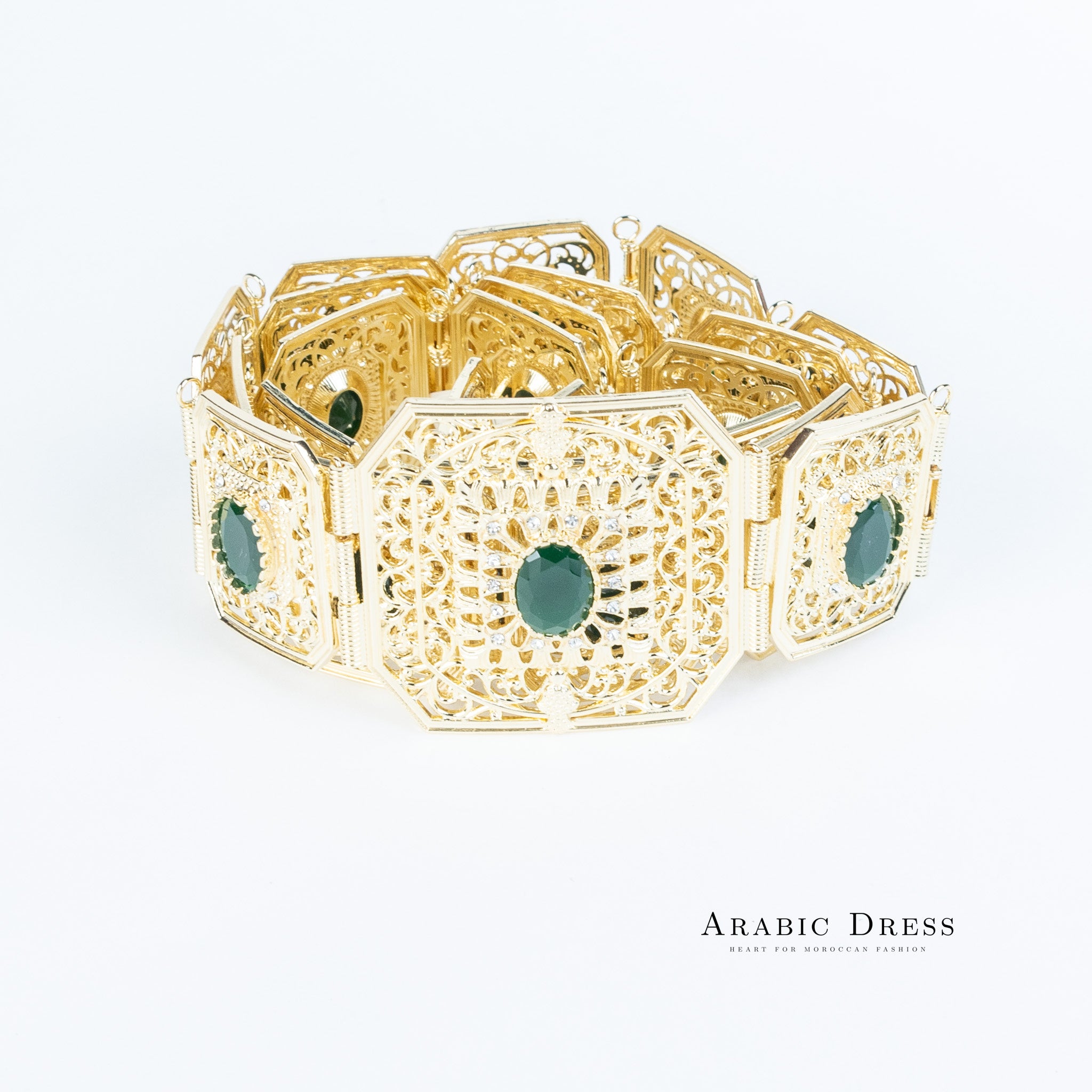 Micha Gold/Darkgreen Belt