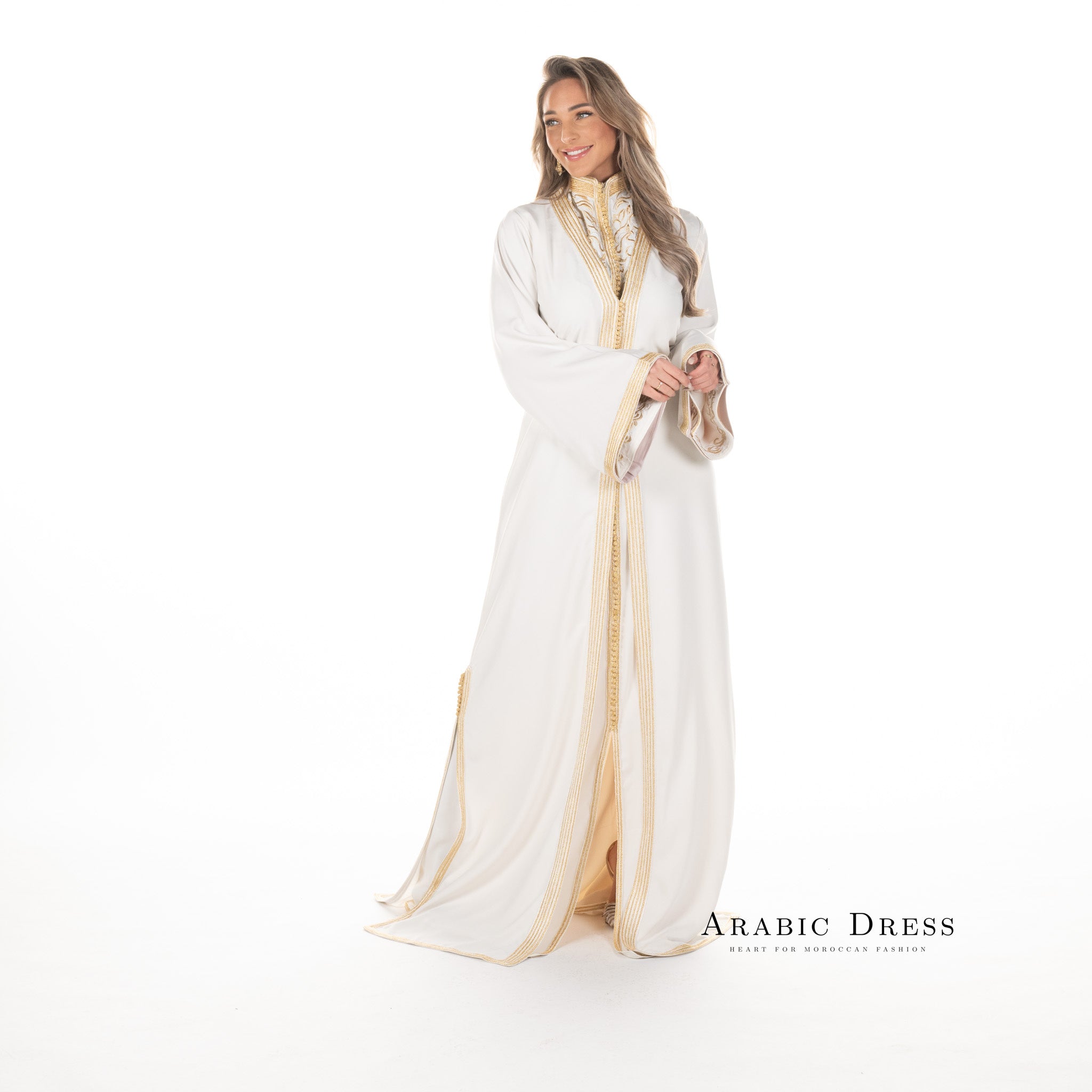 Caftan Nihad Brokenwhite