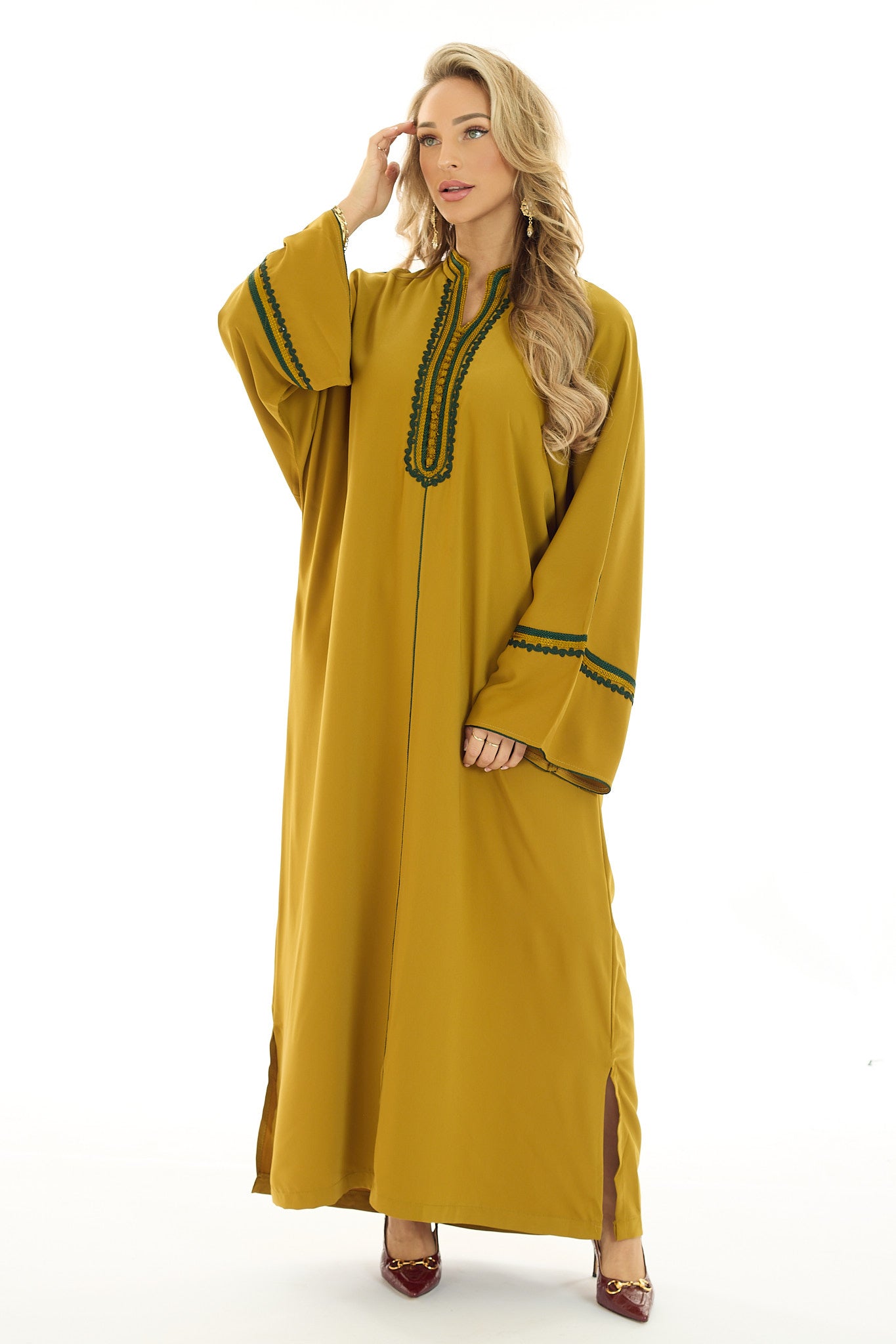 Caftan Samara Lime Green
