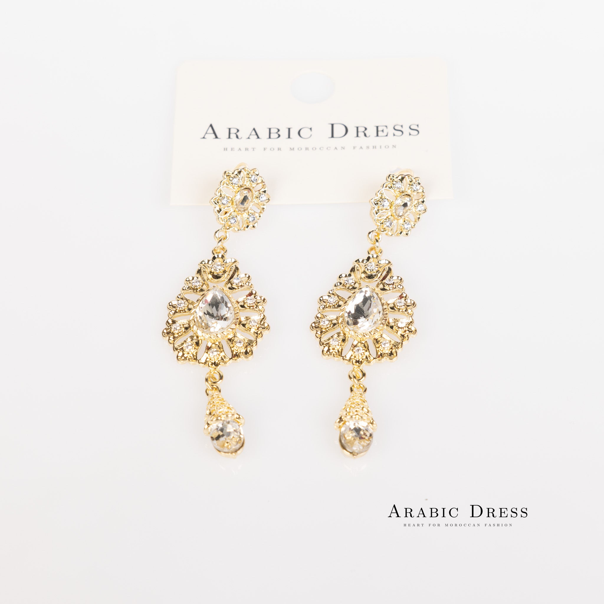 White Gold Ara Earrings