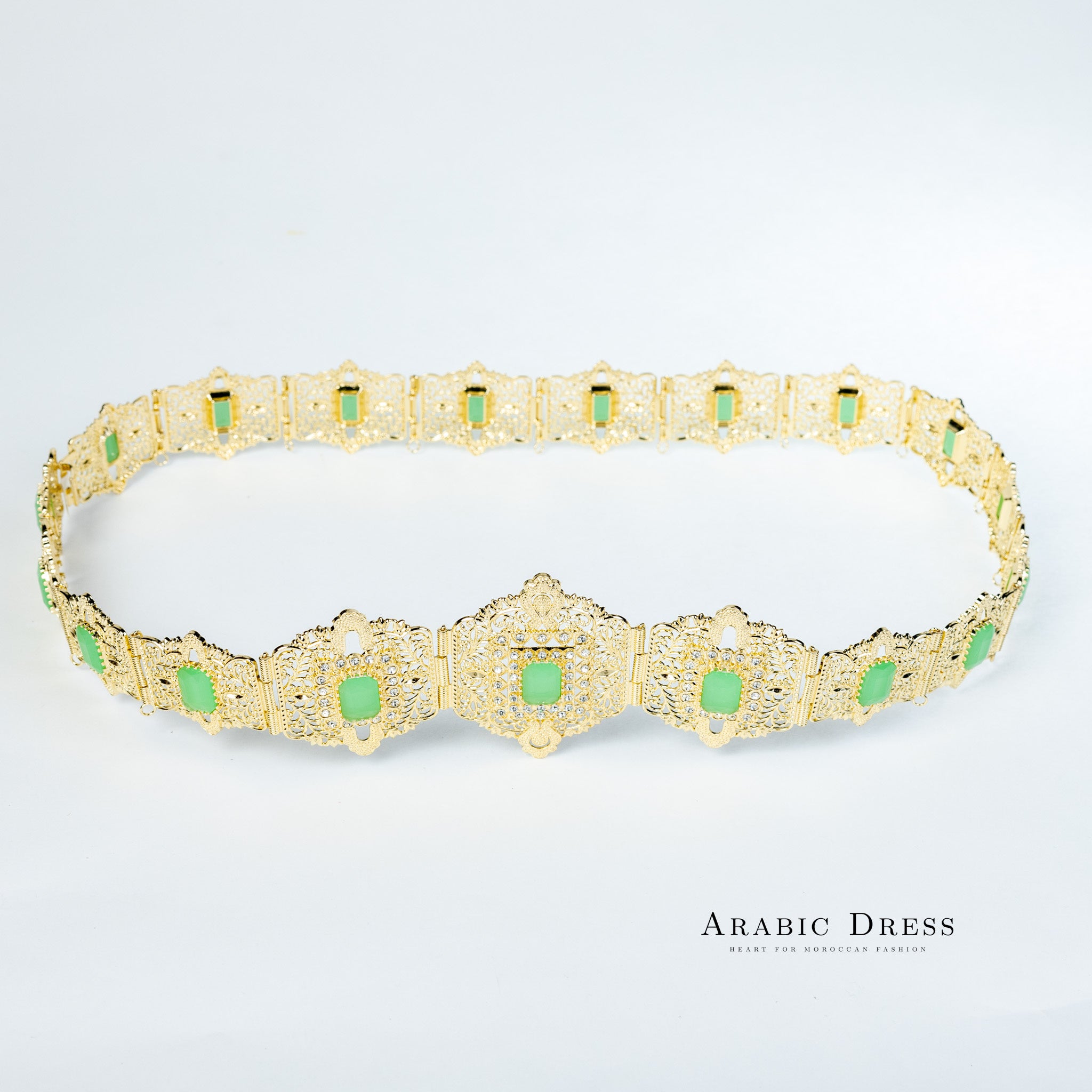 Mihi Gold/Mintgreen Belt