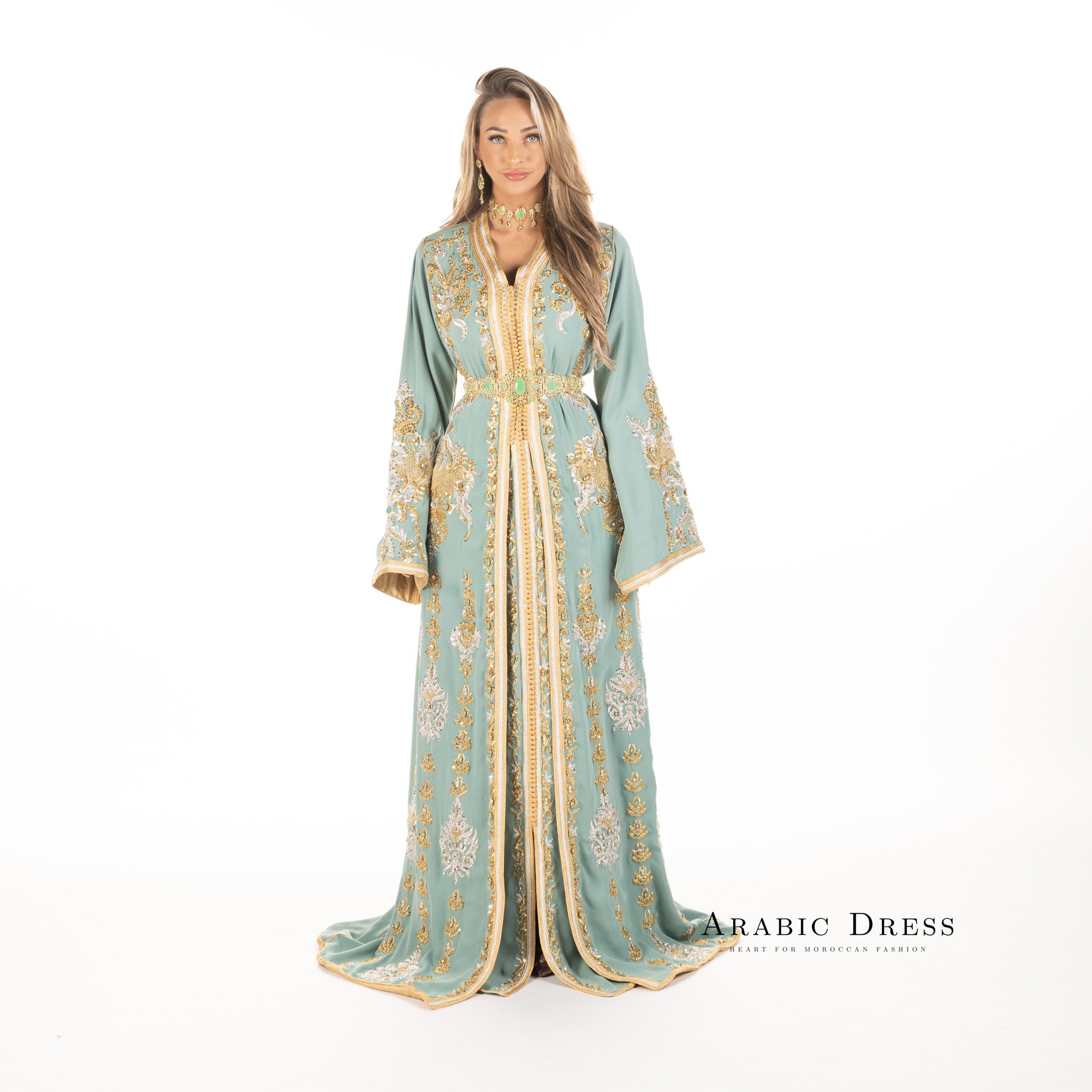 Caftan Louiza Turquiose