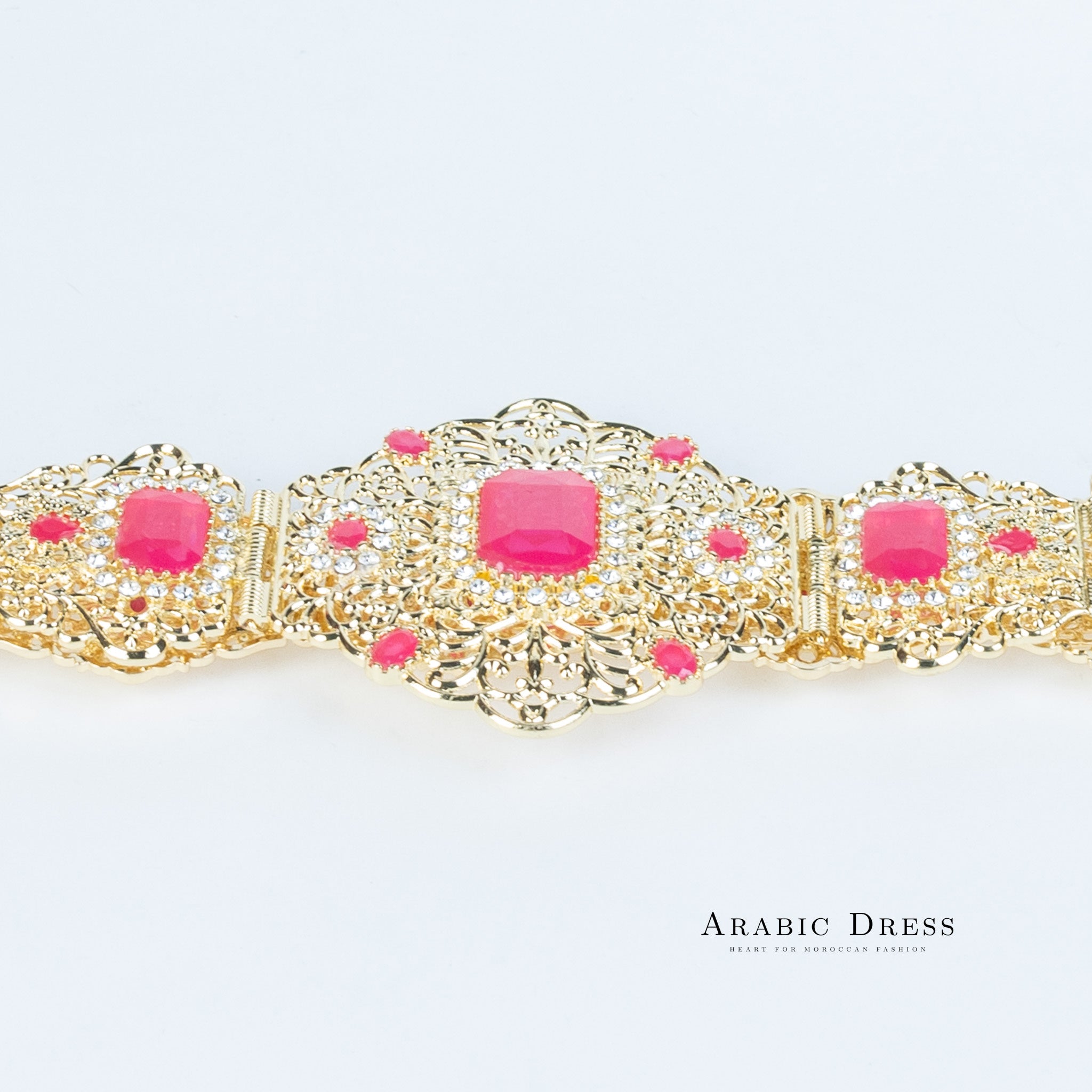 Bora Gold/Fuchsia Belt