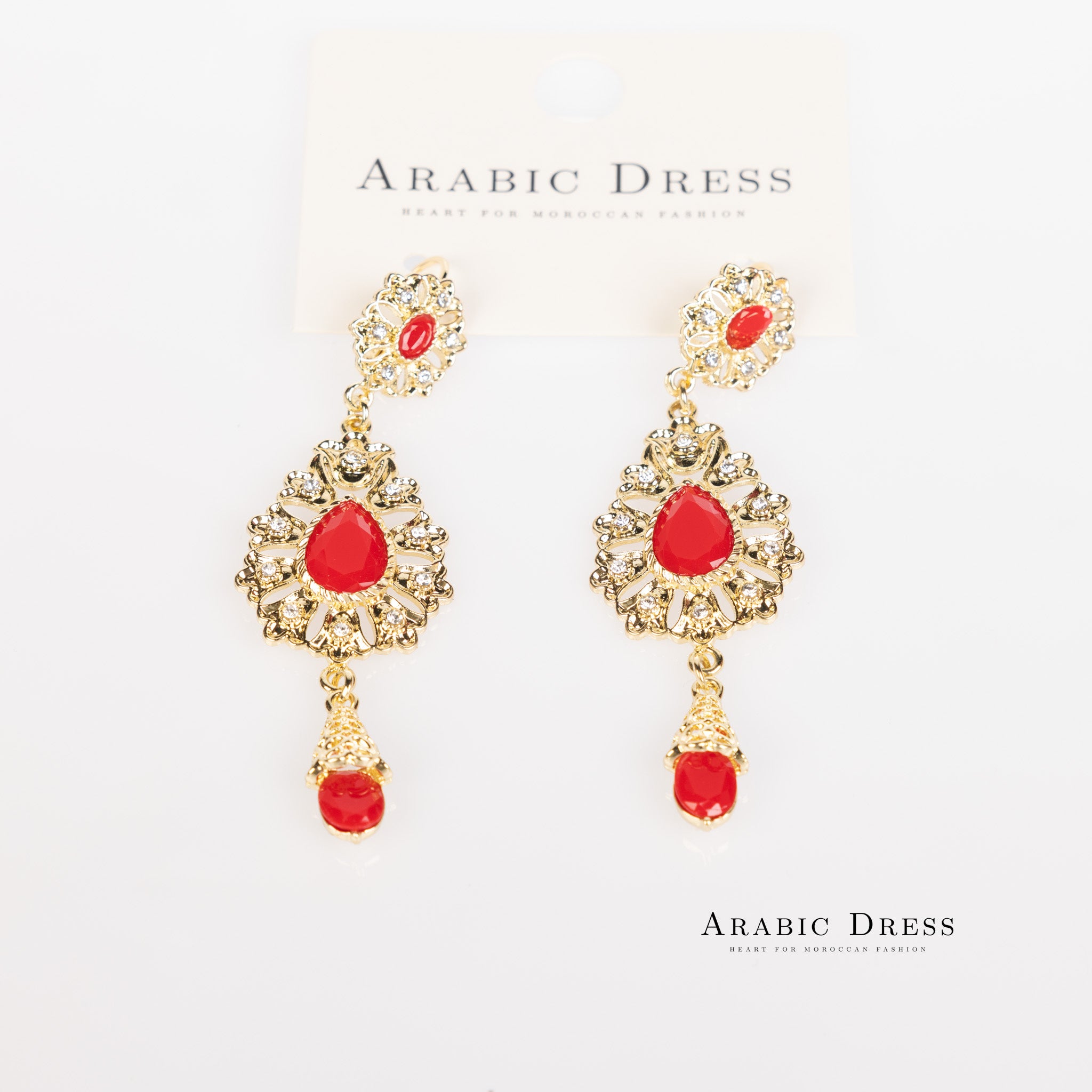 Red Ara Earrings
