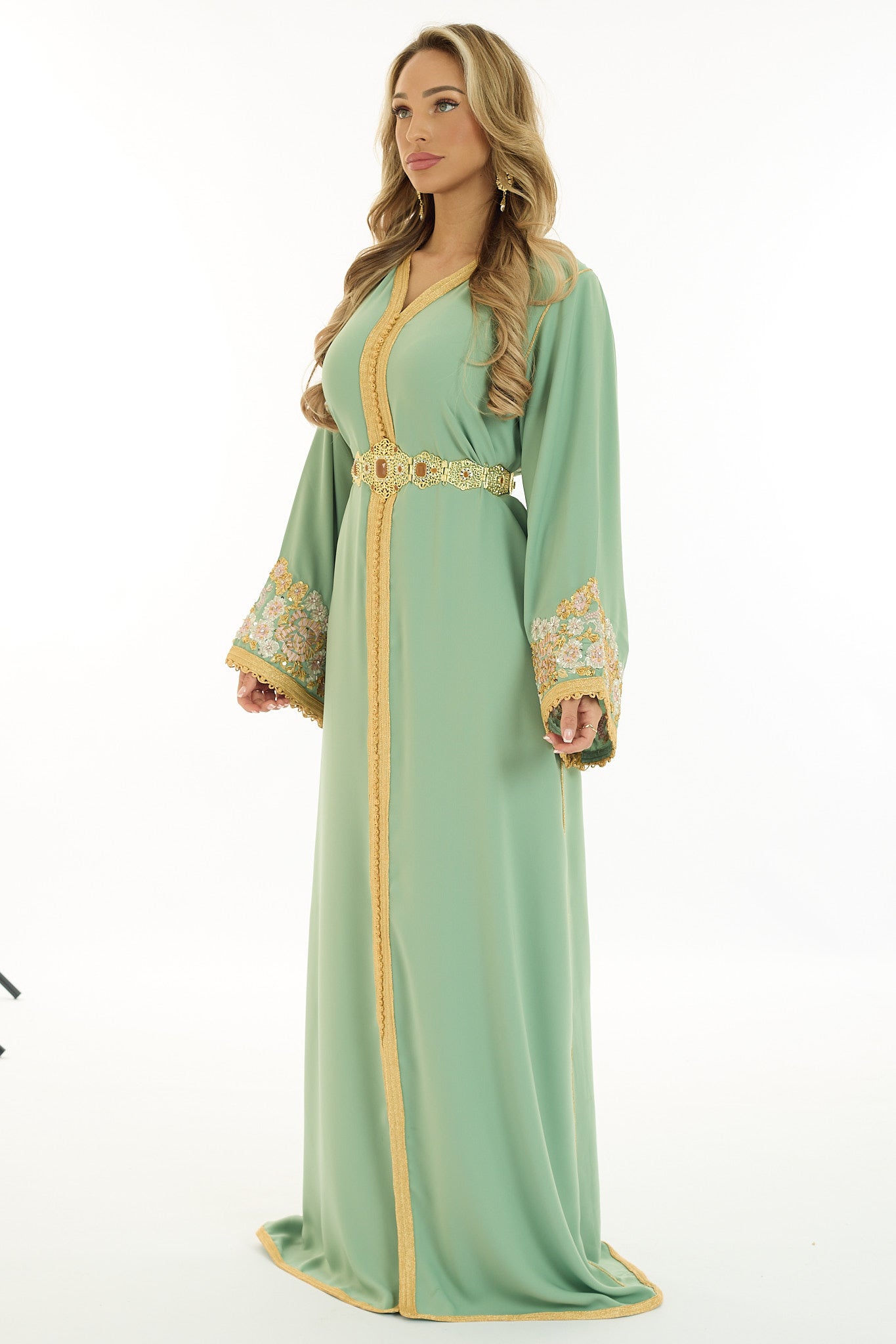 Caftan Zahra Darkseagreen
