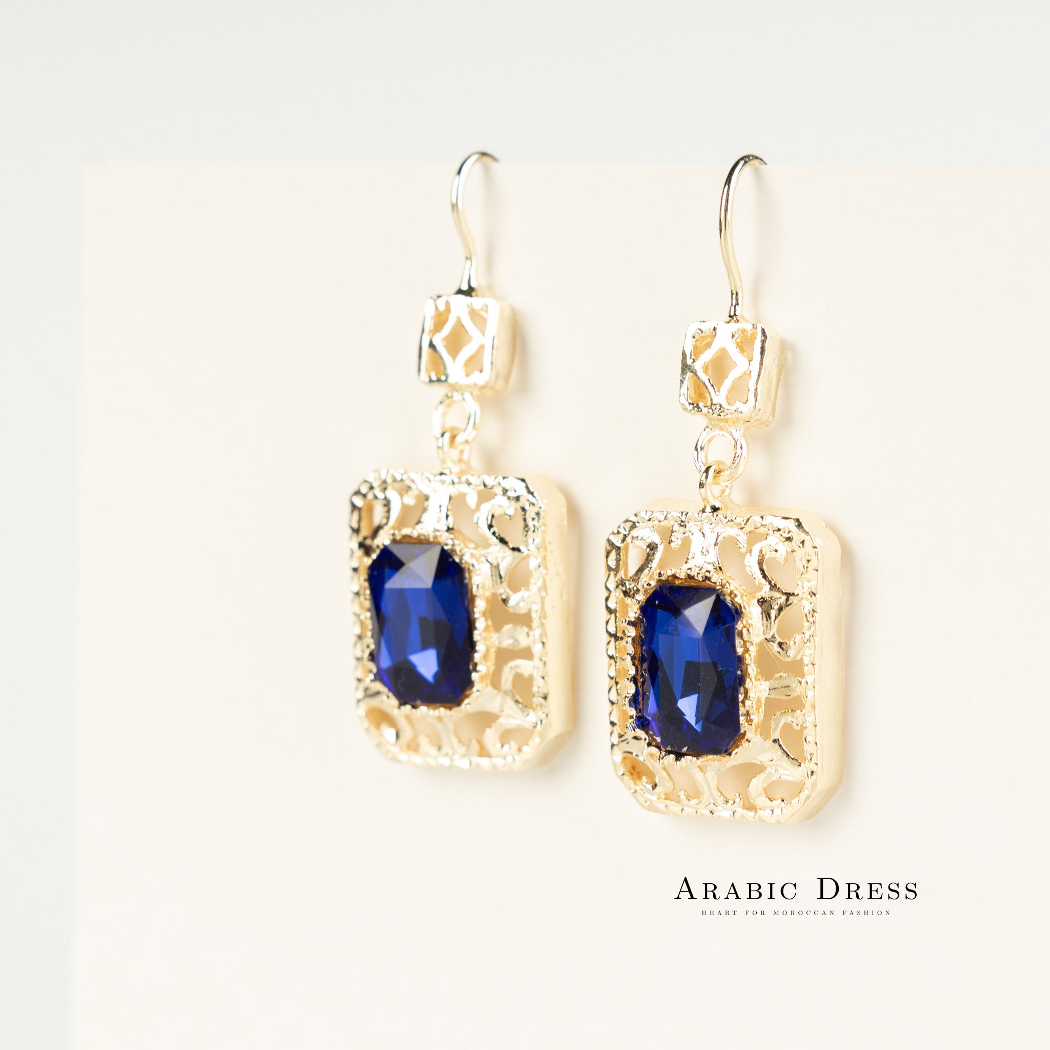 Pearl blue Nifa necklace set