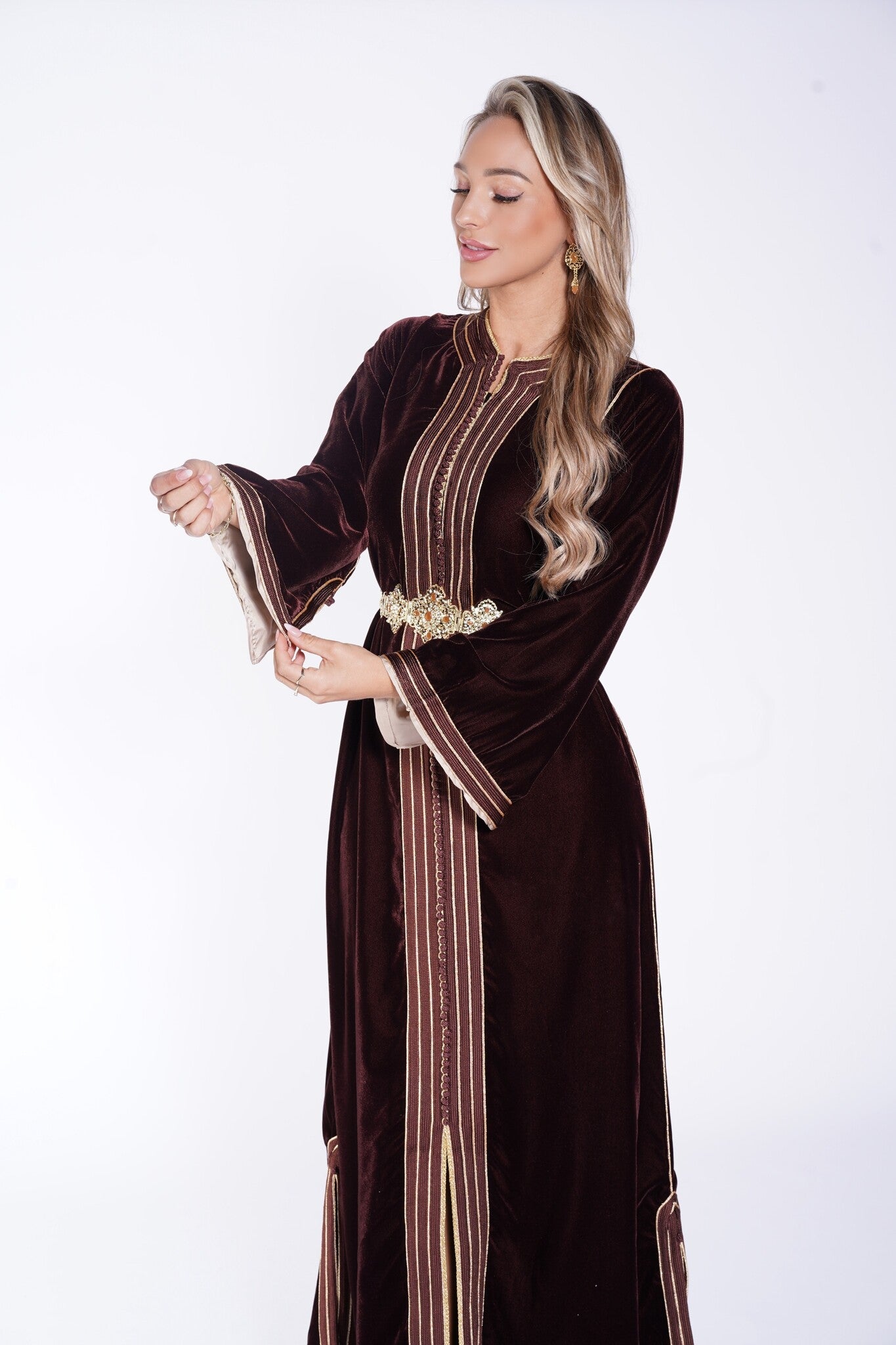 Caftan Farah Brown
