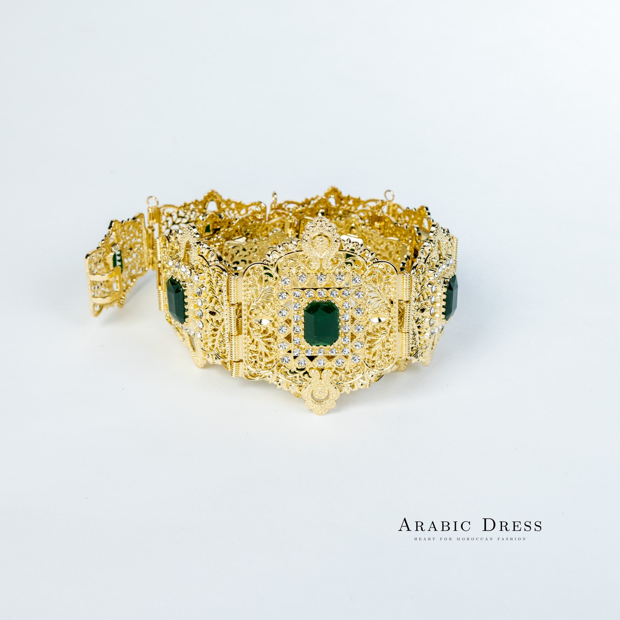 Mihi Gold/Darkgreen Belt