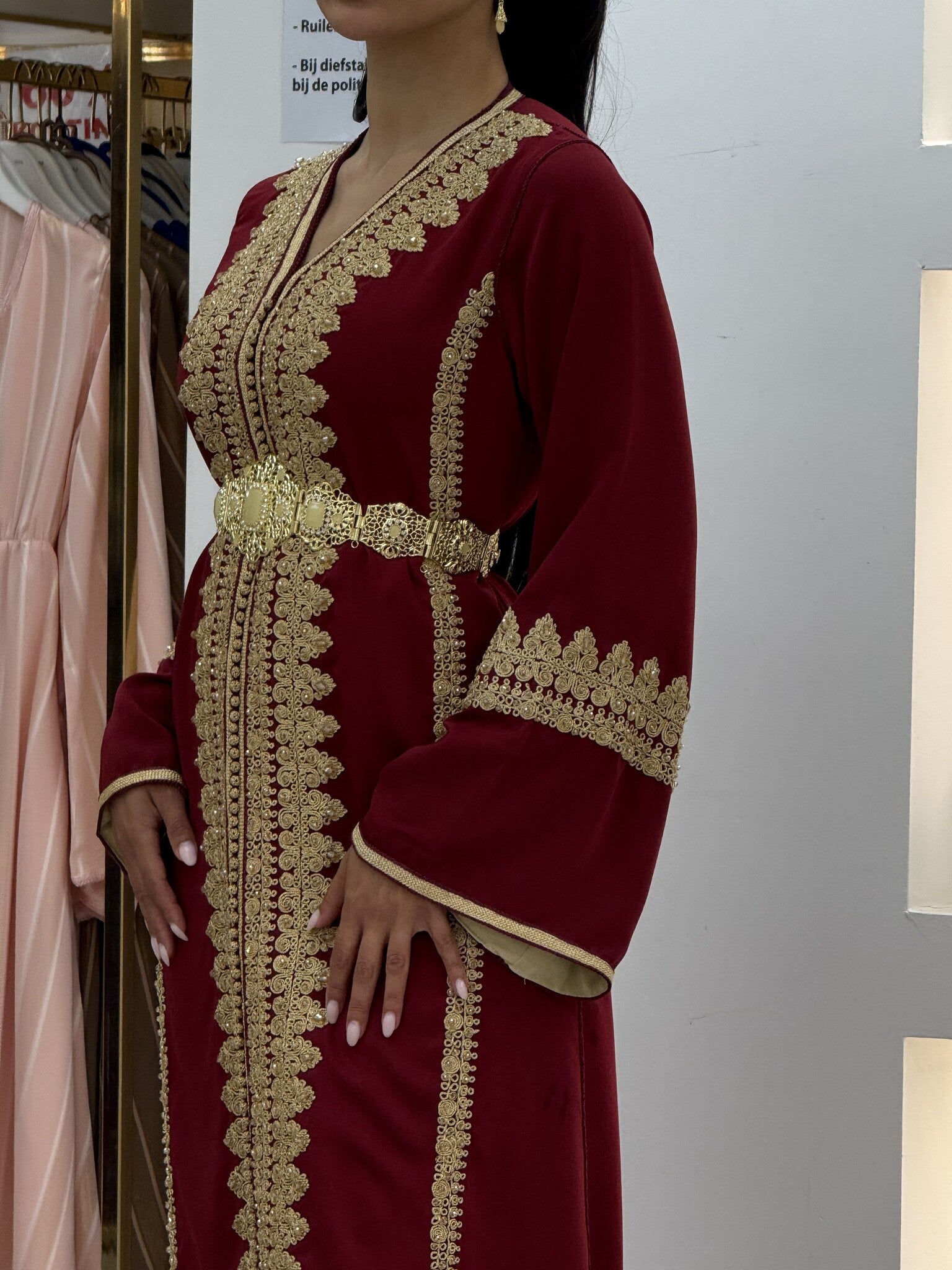 Caftan Sundus Pomegrante