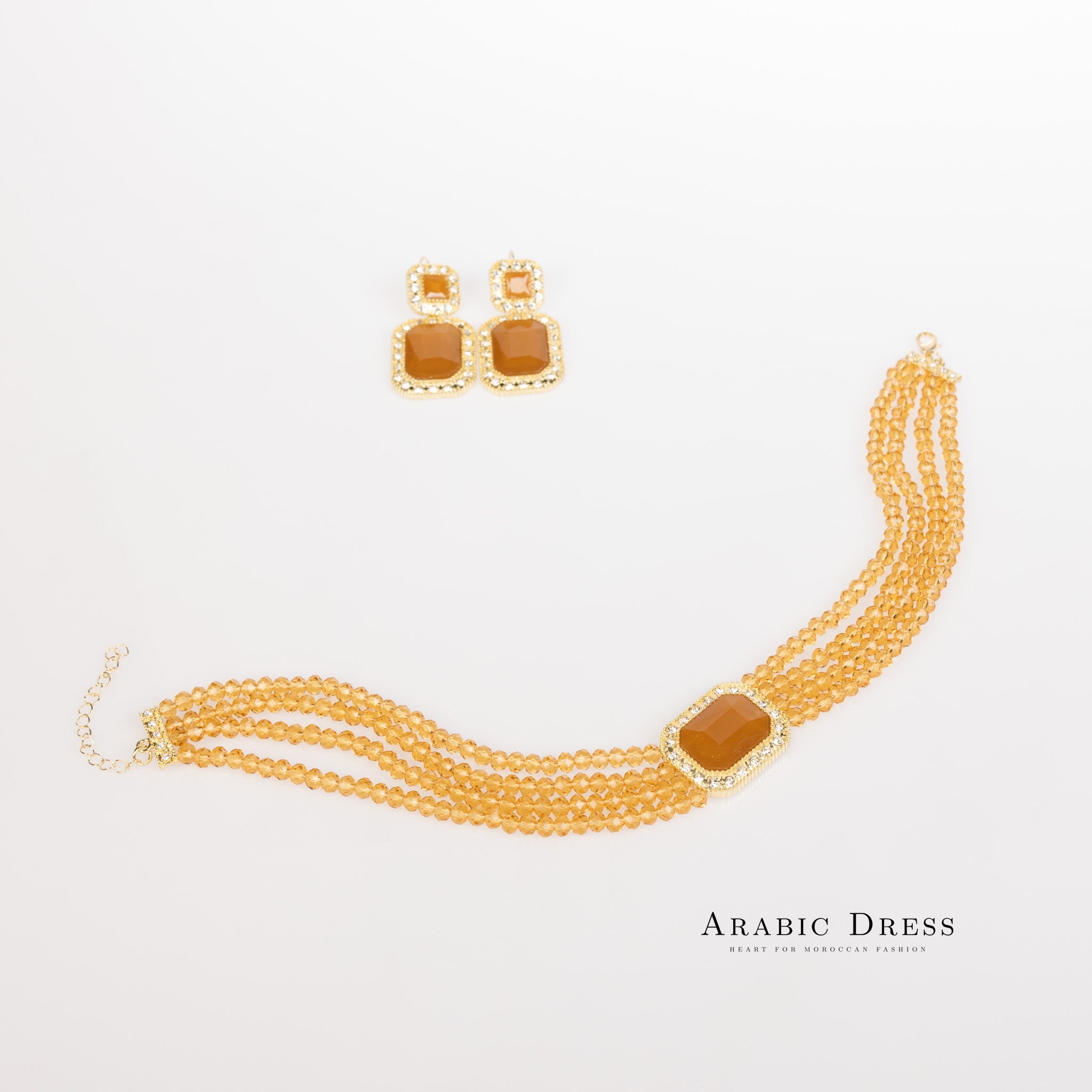 Brown Mi-So Necklace set