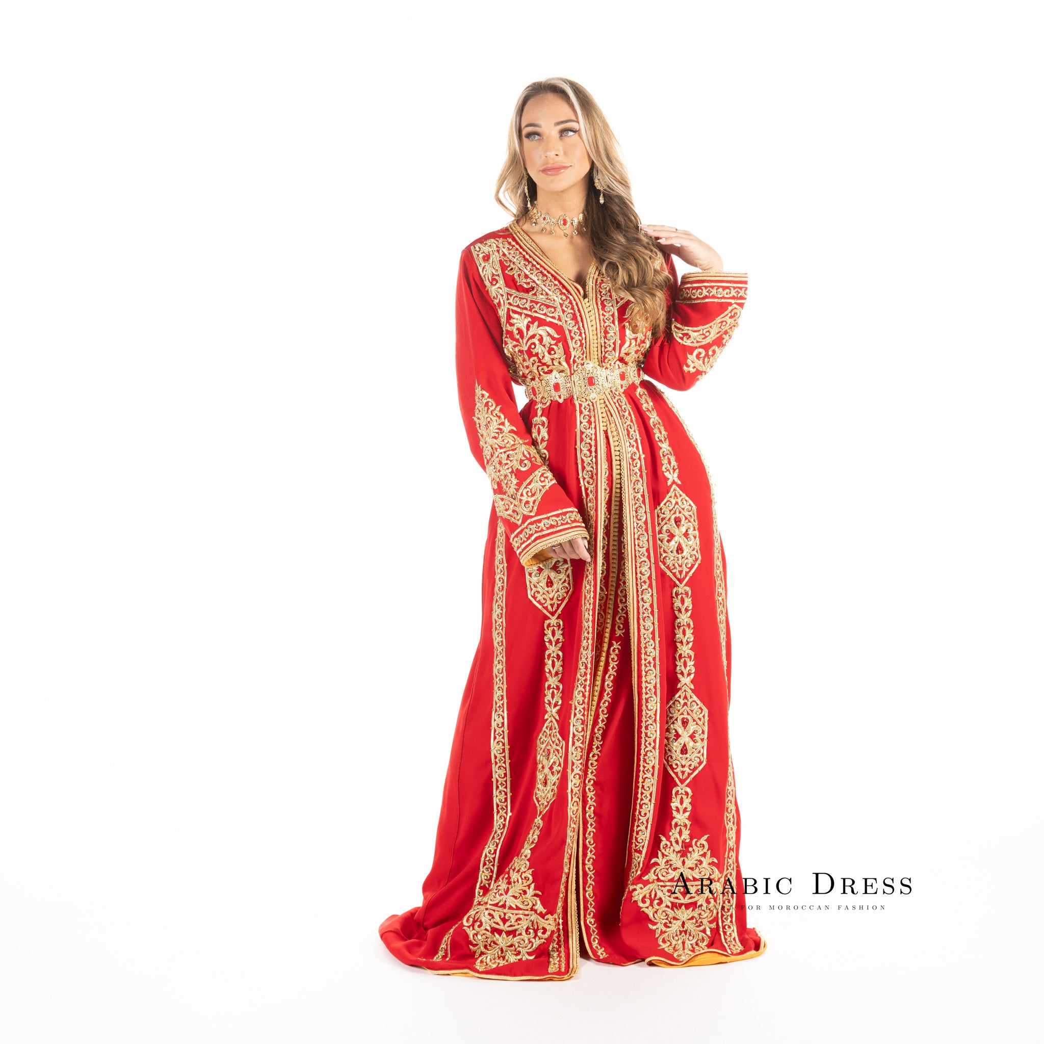 Caftan Sunduss Red