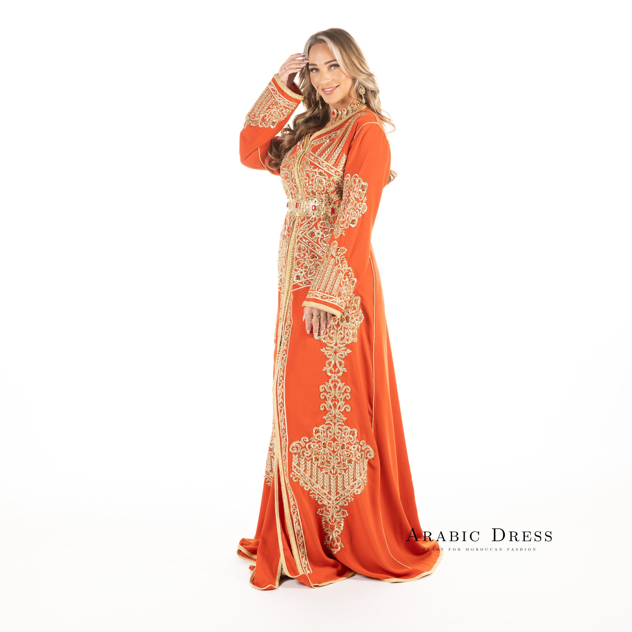 Caftan yusrat orange