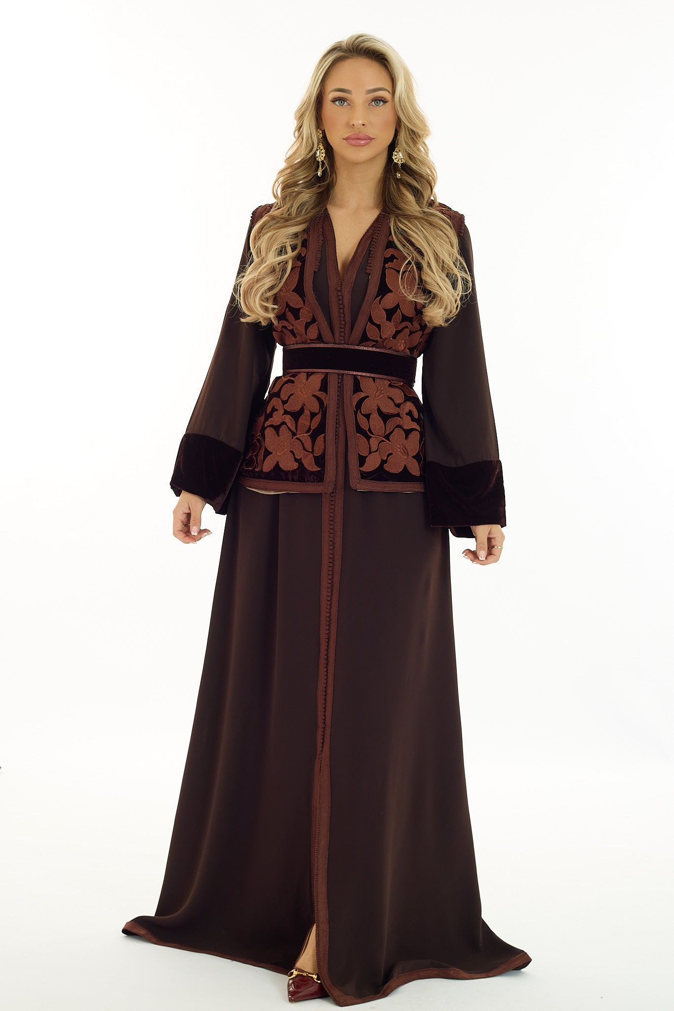 Caftan Solana Brown