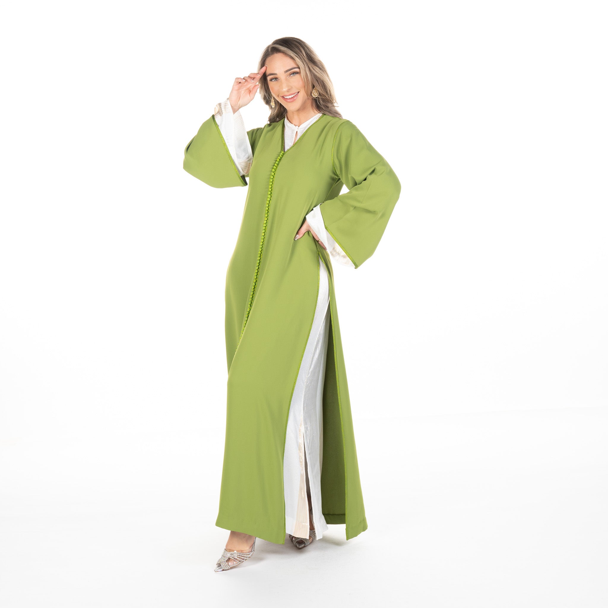 Caftan Nina Olivegreen