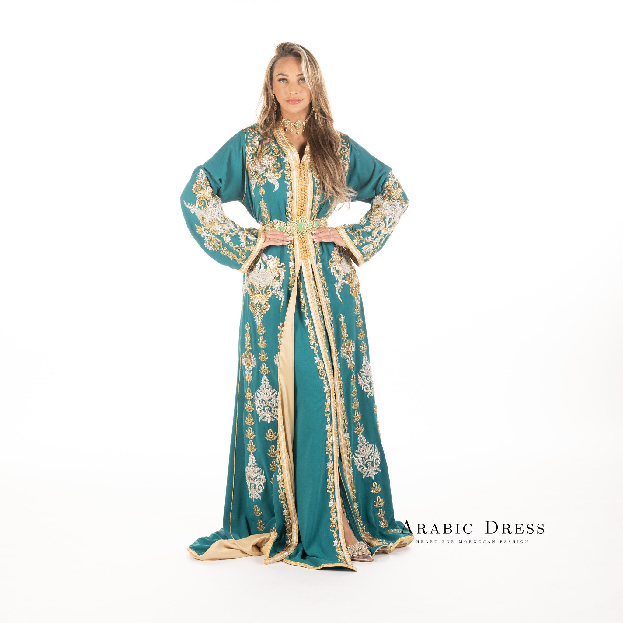 Caftan Louiza Green