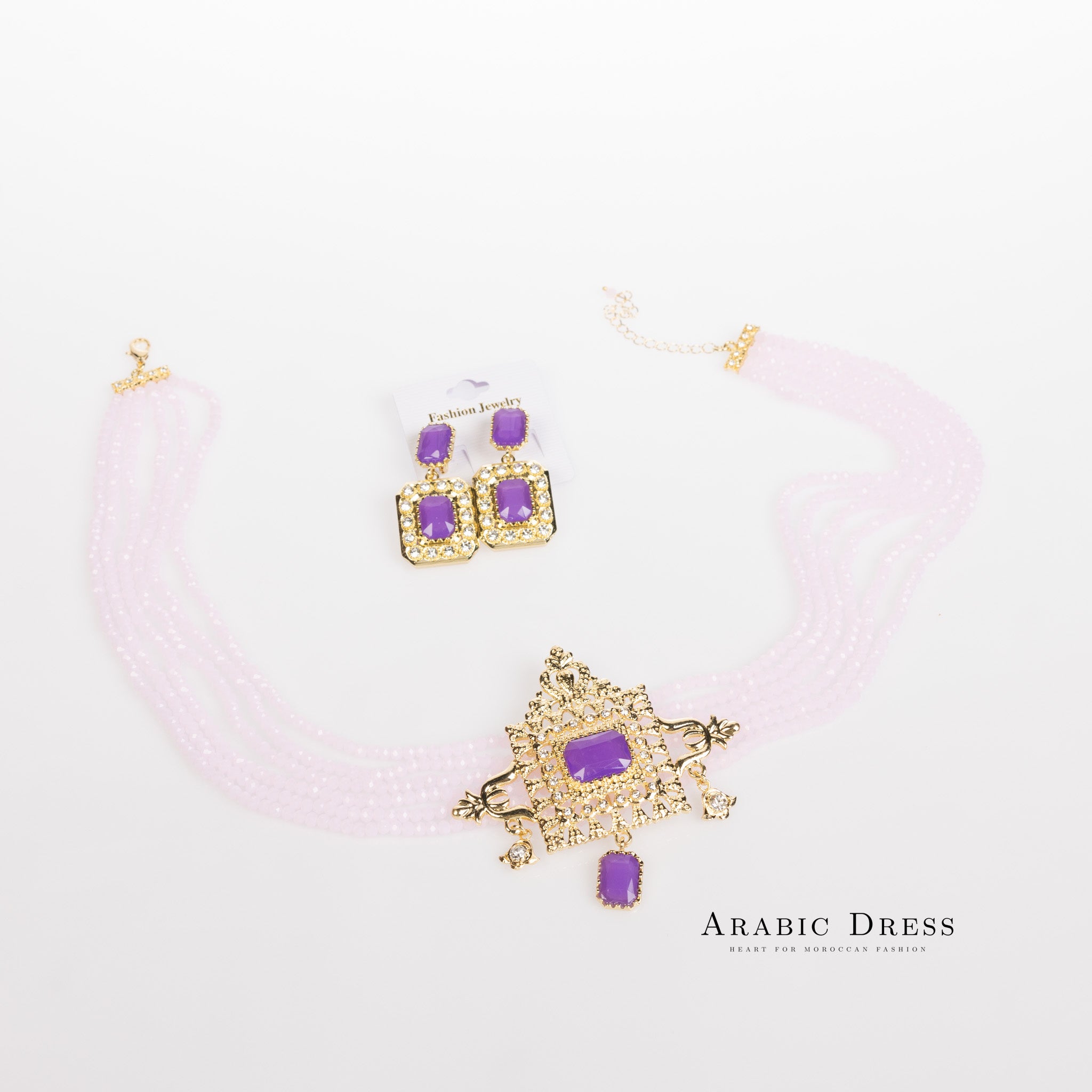 Violet Youra Necklace set