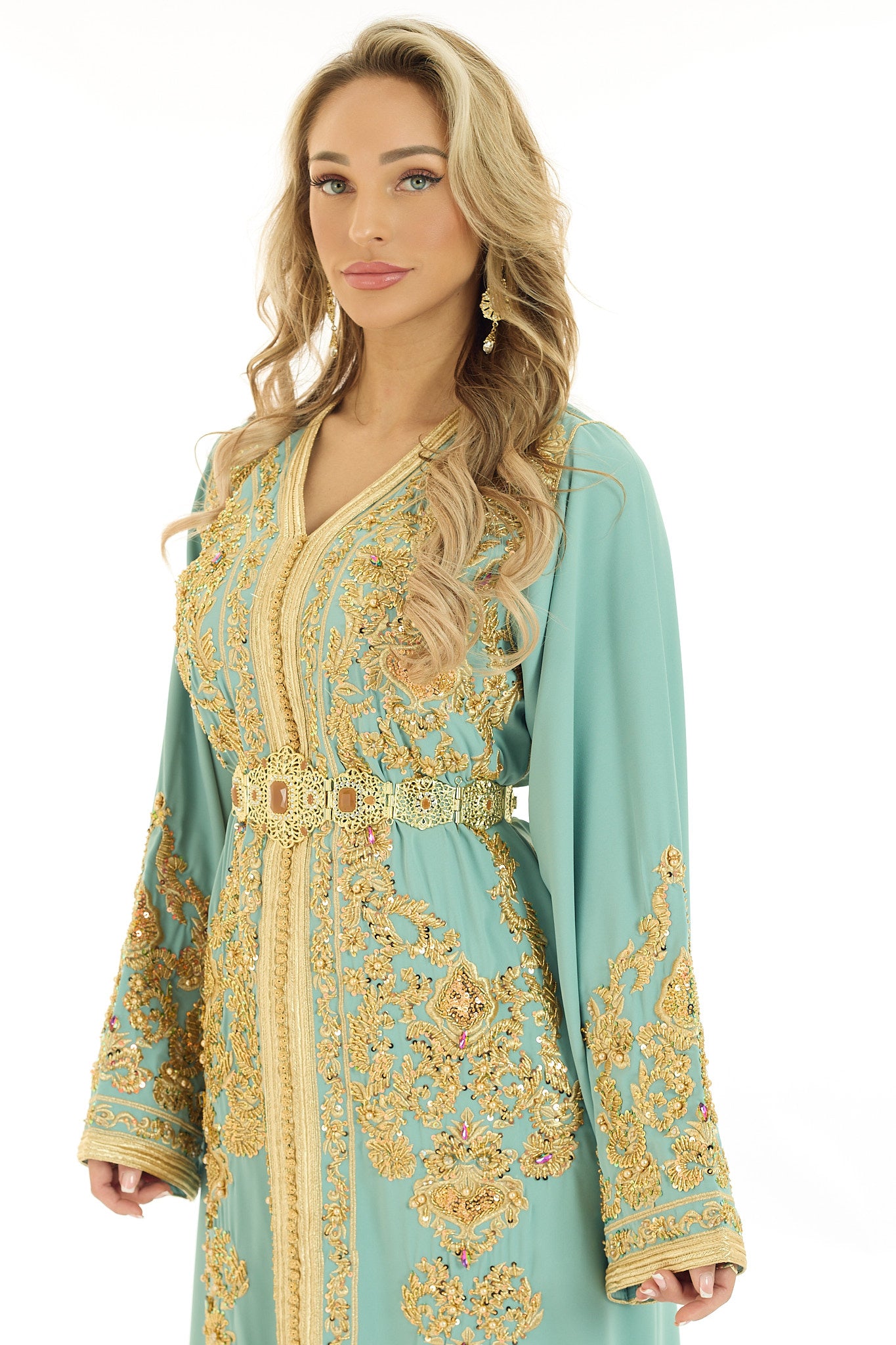 Caftan Souhaila Mintgreen